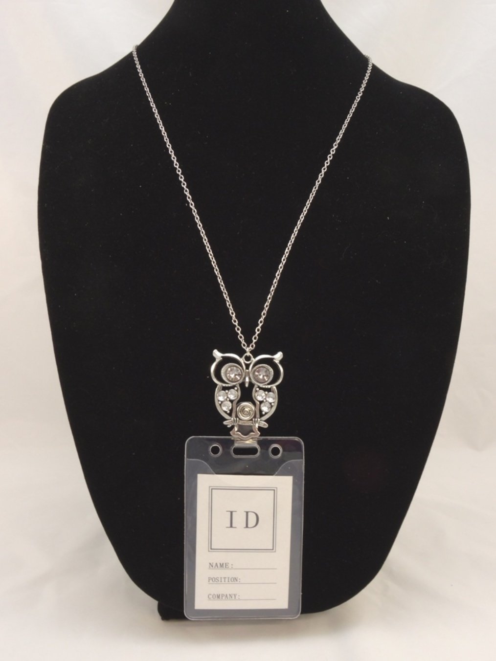 Stylish Owl Eyeglass & ID Badge Holder Necklace Lanyard - Trendy Accessory for Work, School, or Everyday Use