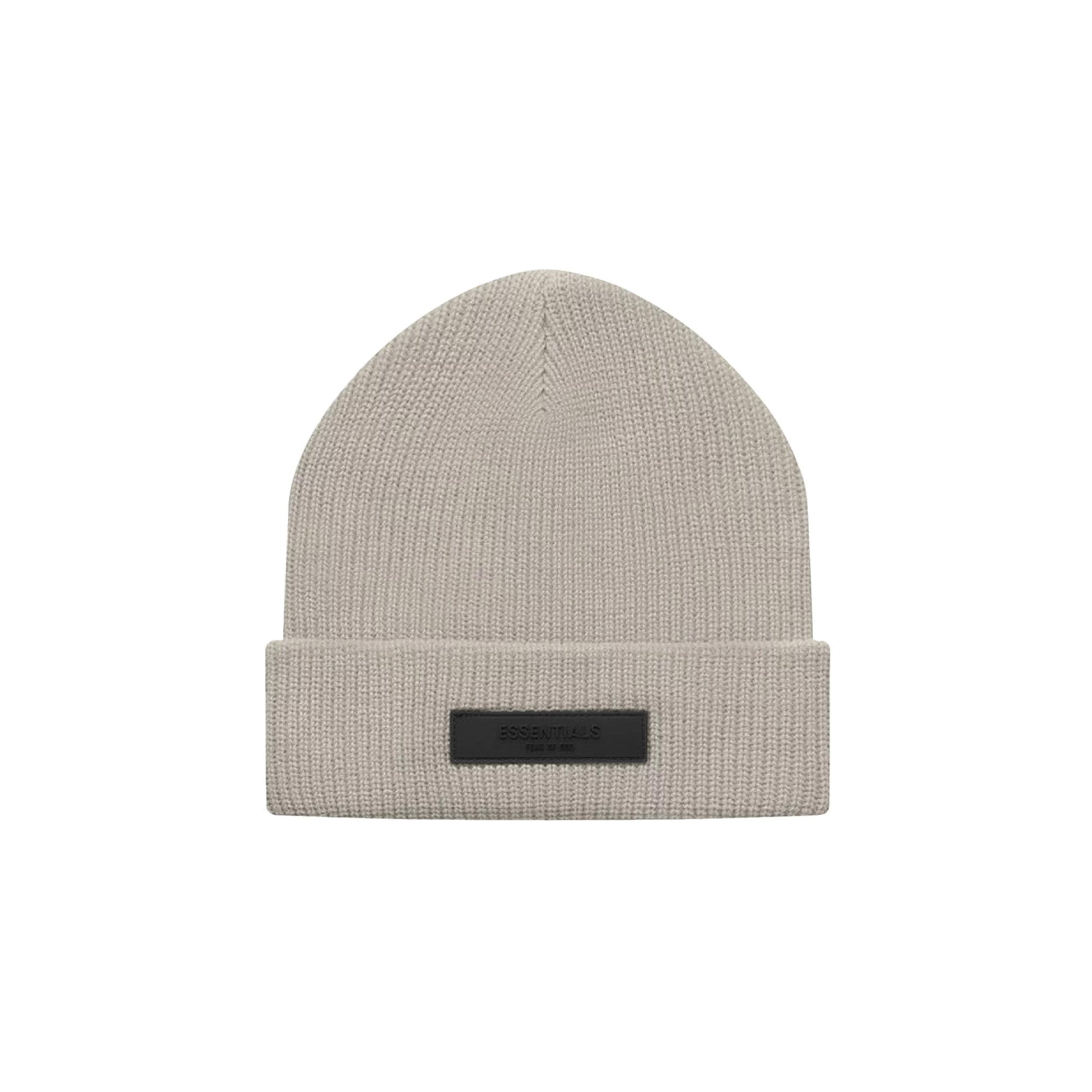 Fear of God Essentials Beanie 'Seal' - 2023 Winter Knit Hat for Men & Women | Soft Warm Unisex Beanie for Cold Weather, Outdoor Activities & Streetwear Fashion