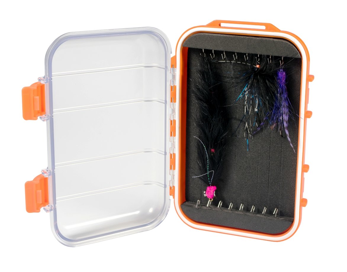 Premium Patented Articulated Flies & Streamers for Salmon & Saltwater Fishing - Durable Fly Box with Stainless Steel Hook Retainers | Ideal for Fly Fishing, Trout Fishing & Deep Sea Angling