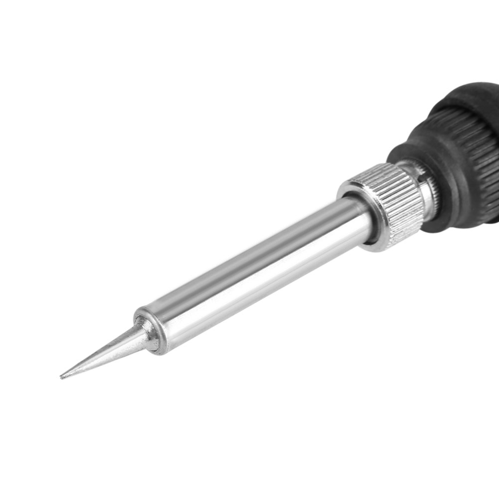 50W Electric Soldering Iron Kit with A1322 Heat-Resistant Rubber Handle - Professional Solder Station for Metal Work, Electronics Repair & DIY Projects (5 Hole Tips) - Perfect for Home Improvement, Circuit Board Fixing, and Jewelry Making