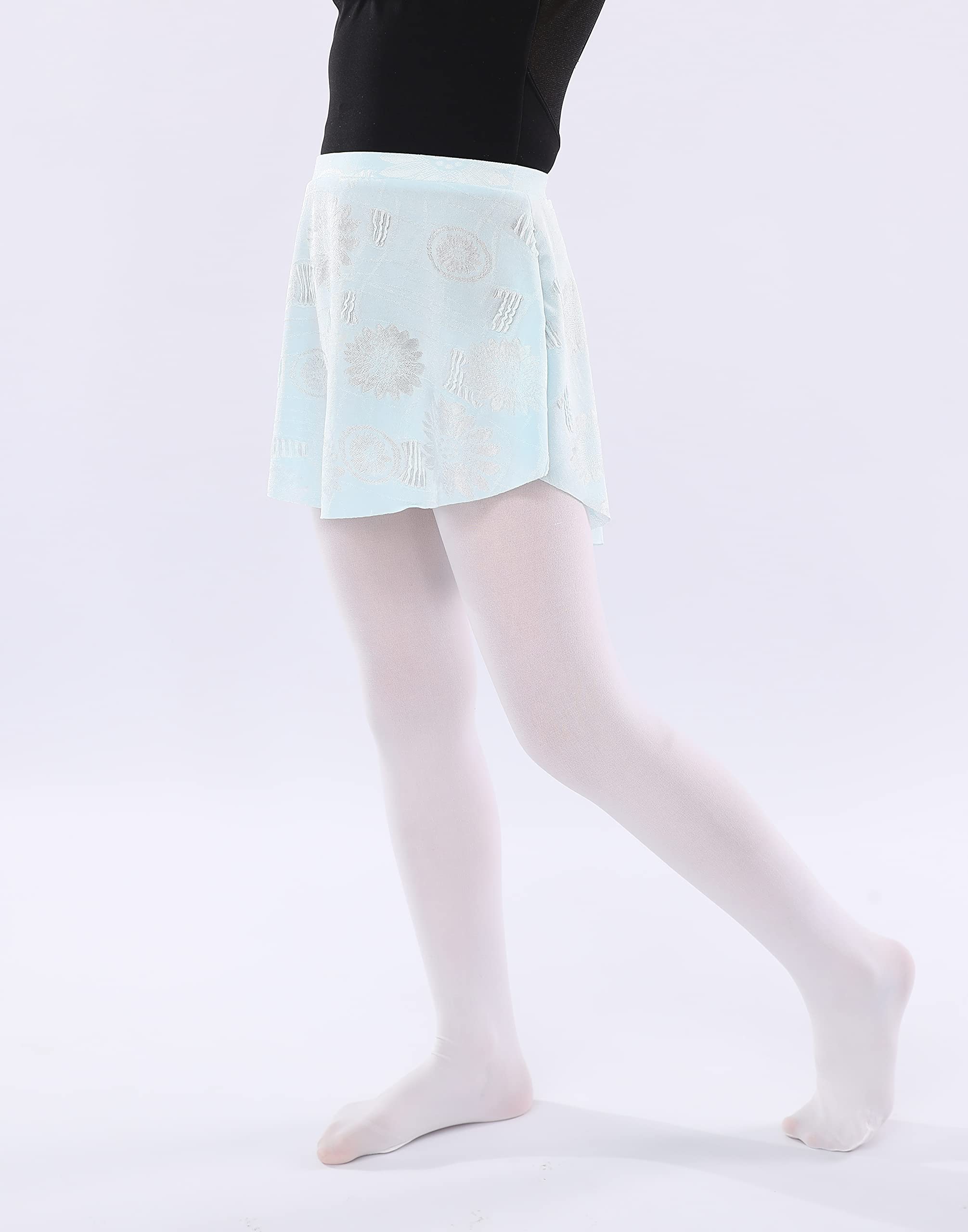 Ballet Skirt for Girls & Women - Sheer Wrap Dance Skirt with Stretchy Elastic Waistband - Perfect for Ballet, Dance Classes & Performance Costumes