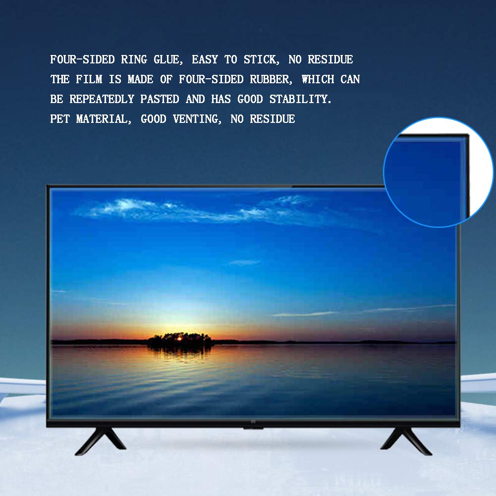 AIZYR Anti-Blue Light TV Screen Protector 52inch - Reduce Eye Strain for LCD/LED/OLED TVs - Home & Office Use