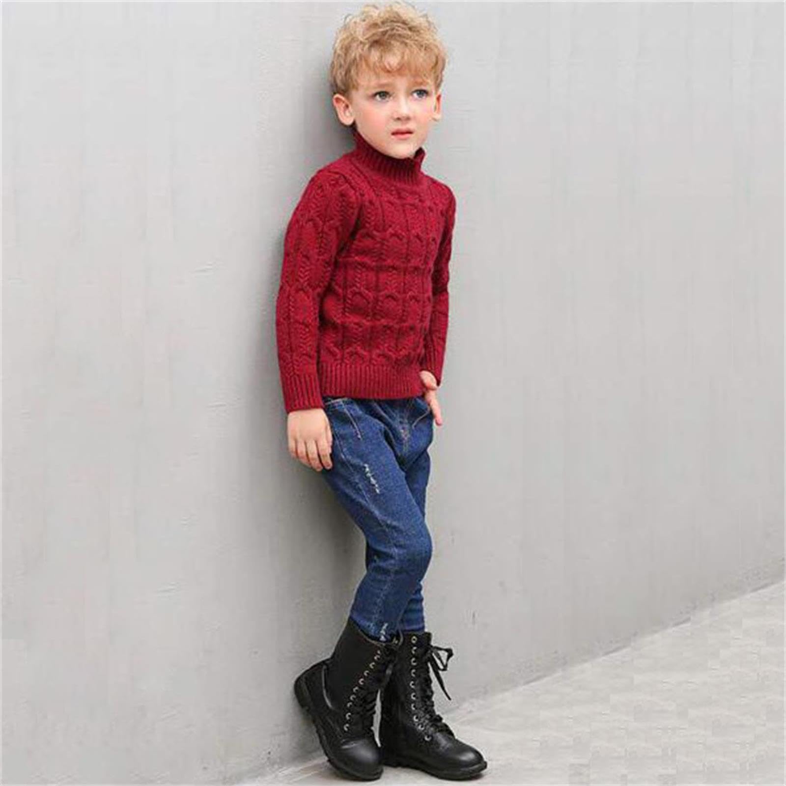 Waterproof Leather Side Zipper Combat Boots for Girls & Boys - Mid Calf Riding Boots, Winter Snow Boots (Toddler/Little Kid/Big Kid) | Perfect for Outdoor Adventures, School & Winter Play