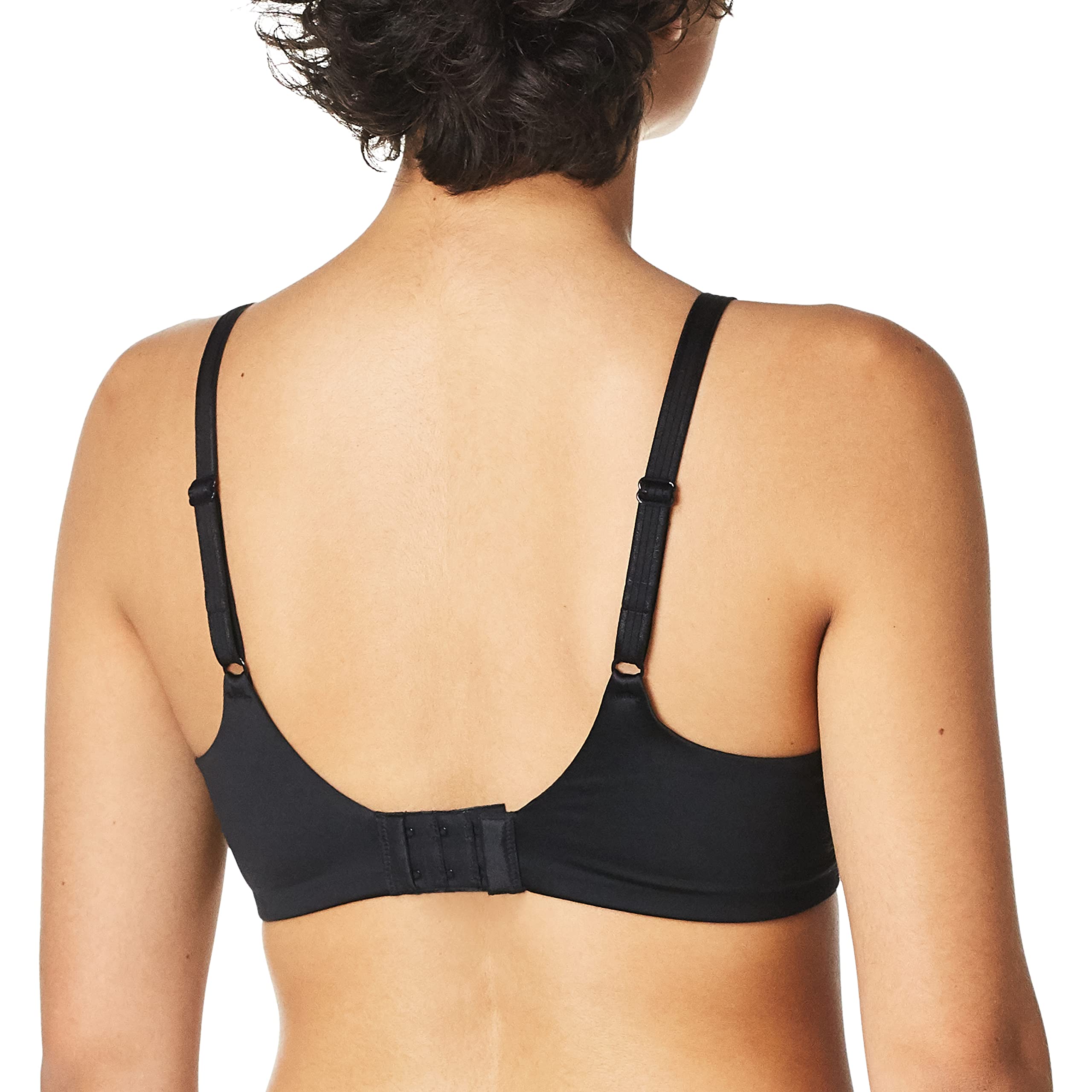 Bali Women's One Smooth U Underwire Bra - Full Coverage Smoothing & Concealing T-Shirt Bra - Black 34C - Perfect for Everyday Wear & Layering Under Clothes