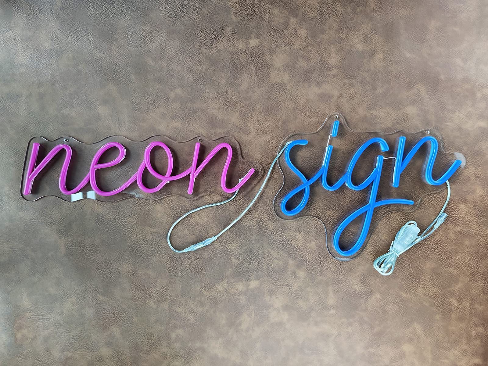 Custom LED Neon Signs - Personalized Handmade Neon Lights for Weddings, Names, Business Logos, Bars & Home Decor (35 Inch) - Perfect for Wall Art, Party Decorations & Unique Gifts