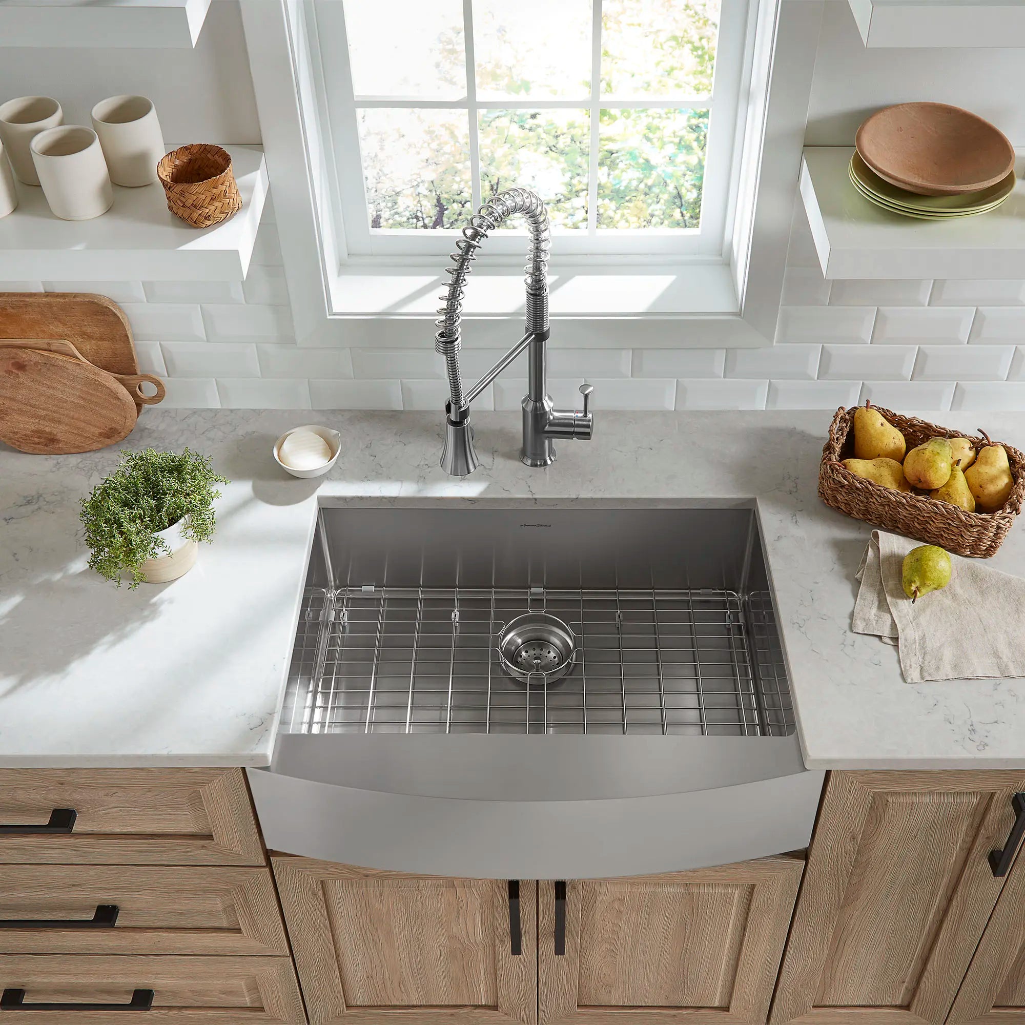 Edgewater® 33 x 22 Inch Stainless Steel 1 Hole Dual Mount Single Bowl Kitchen Sink - Durable & Stylish for Modern Kitchens, Easy to Install, Perfect for Home Renovation & DIY Projects