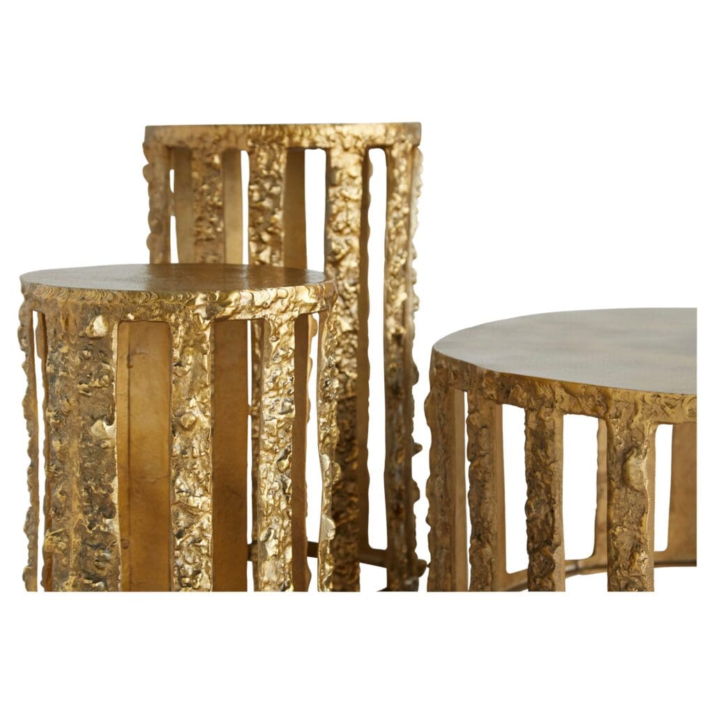 Cyan Design 11141 Lucila Small Gold Accent Table - Elegant Side Table for Living Room, Bedroom, or Office Decor