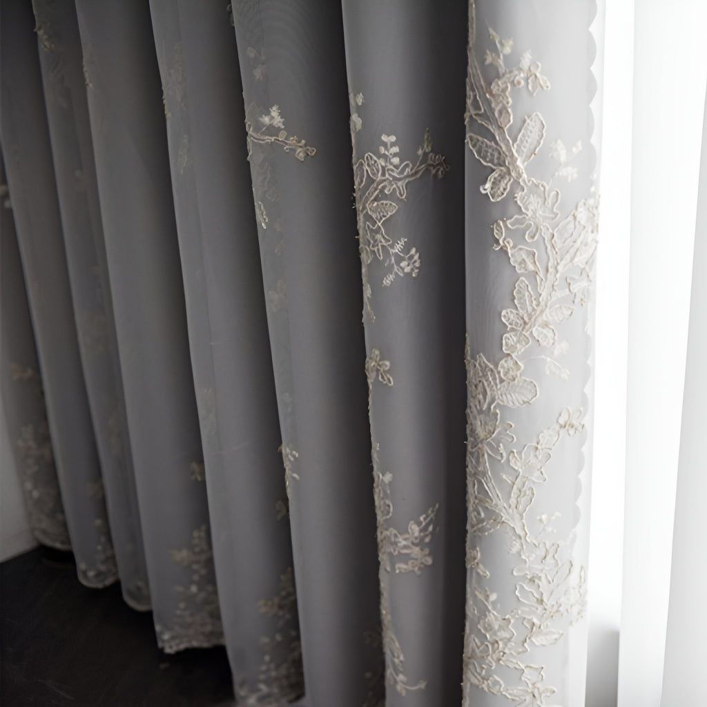 Aniya Two-Layer Room Darkening Blackout Custom Curtains - Thermal Insulated Window Drapes for Bedroom, Living Room & Nursery