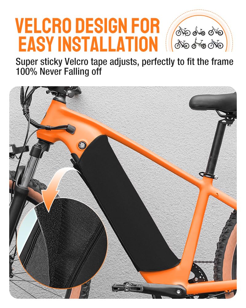 Waterproof Electric Bike Cover for Seat, Handlebars, Battery & Frame - All-Weather Protection for Commuting, Storage & Outdoor Use