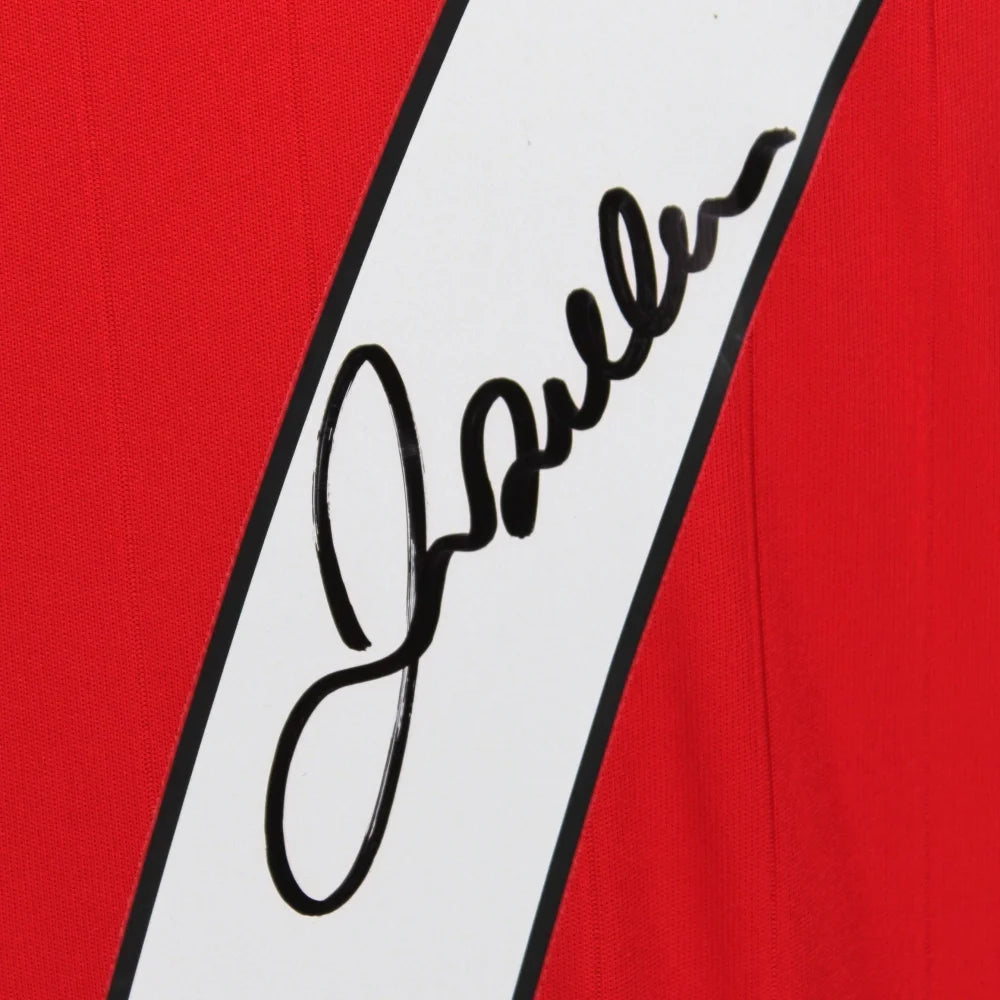 David Beckham Autographed Manchester United Red Adidas Jersey with Panini COA - Authentic Signed Soccer Memorabilia for Collectors & ManU Fans - Perfect for Display, Gifts & Sports Memorabilia Collections