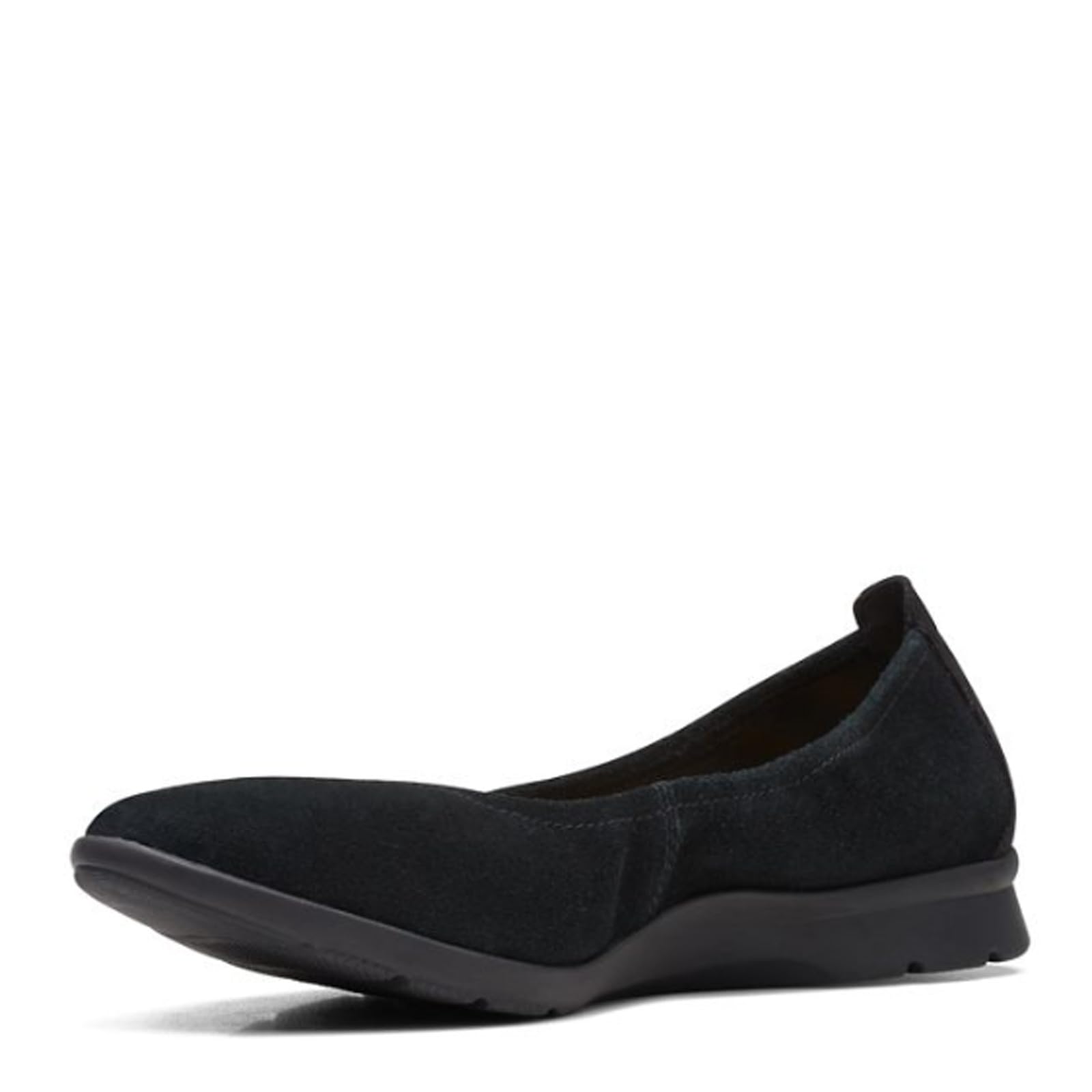 Clarks Women's Jenette Ease Flat - Comfortable Casual Loafers for Work, Travel & Everyday Wear | Slip-On Shoes with Cushioned Insoles