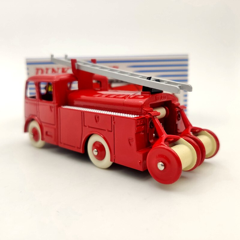 Atlas Dinky Toys 32E Berliet Fire Truck & First Aid Diecast Model Car - Vintage Collectible Vehicle for Adults & Kids - Perfect for Display, Gifts & Toy Car Collections