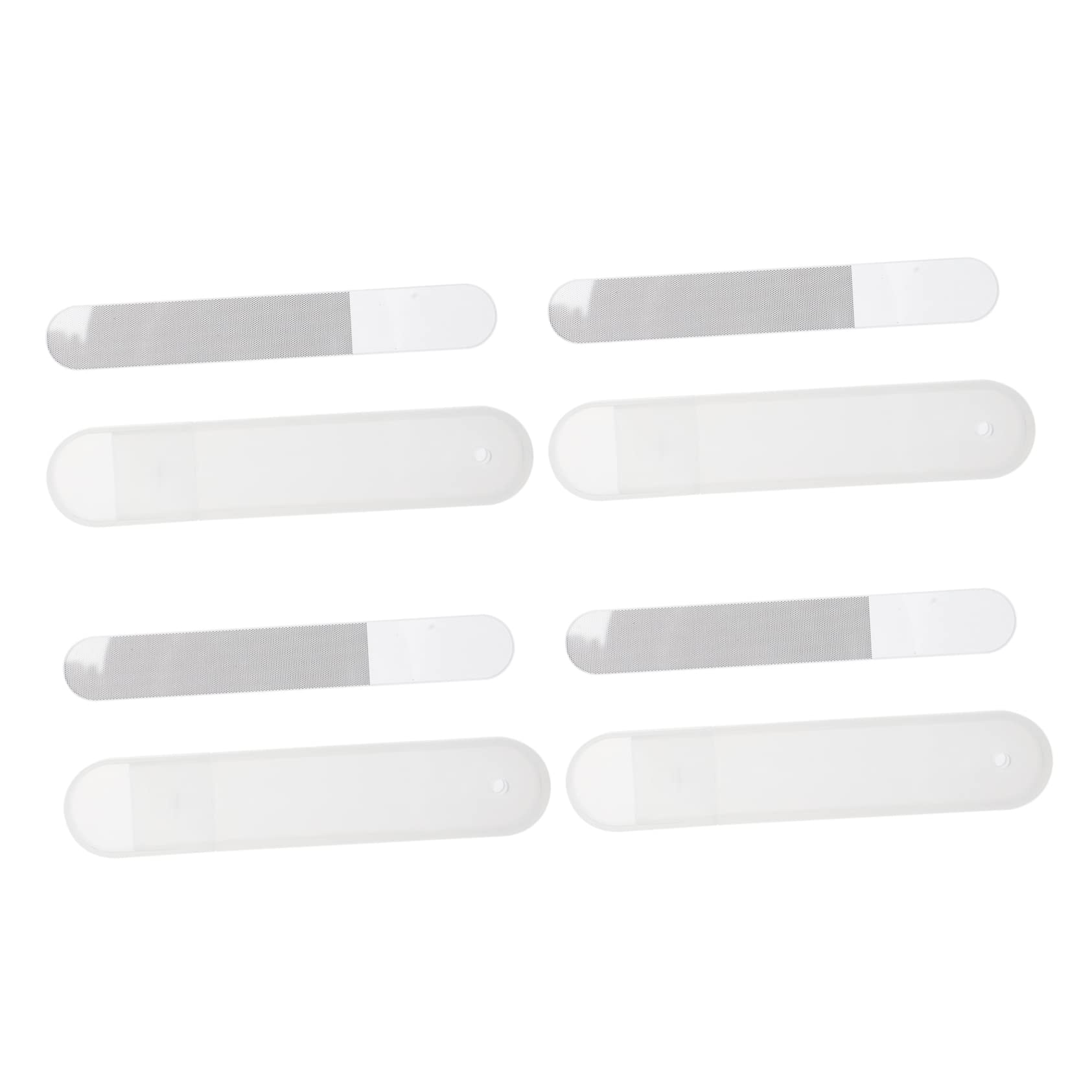 Minkissy 4-Piece Glass Nail File Kit - Professional False Nail Care Set with Metal & Glass Nail Files for Natural Nails - Perfect for At-Home Manicures, Salon Nail Polishing & DIY Nail Art