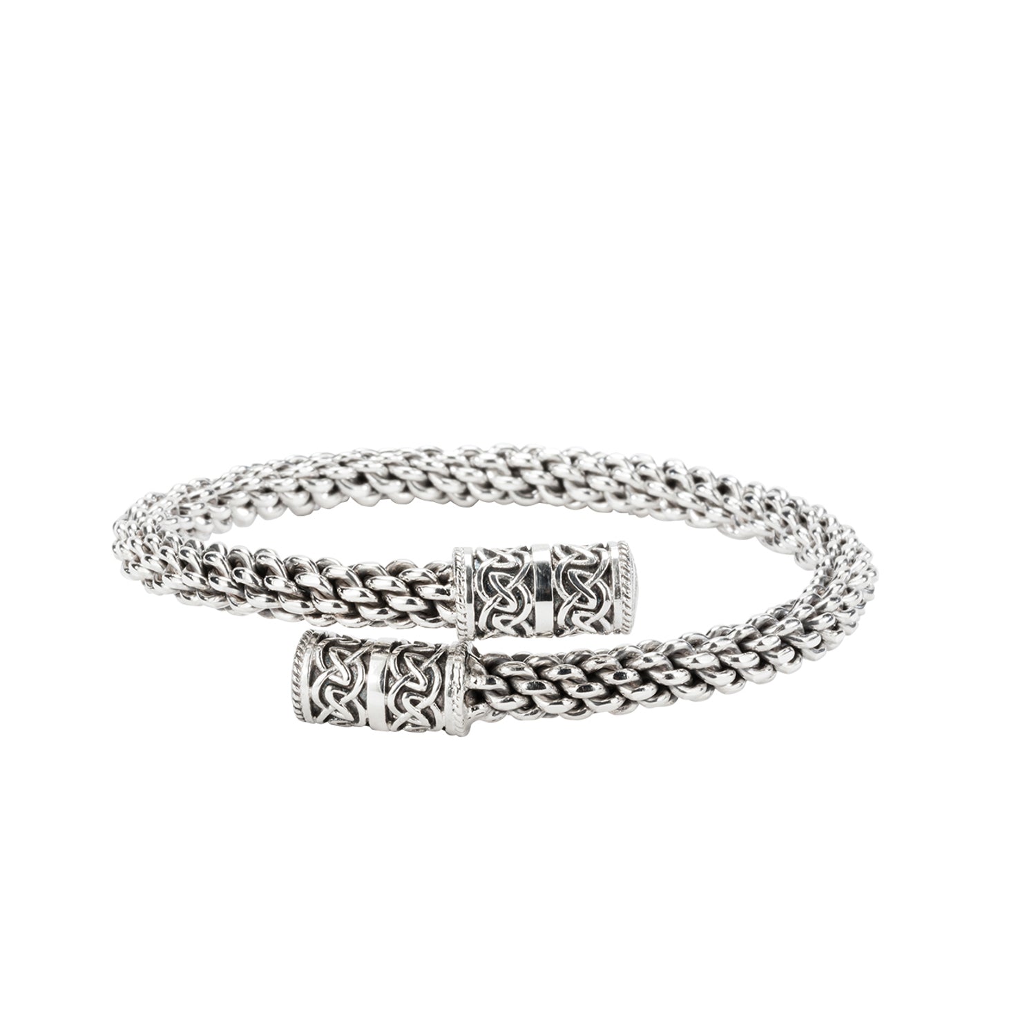 Silver Celtic Twist Torc Bangle - Adjustable Viking Jewelry for Women - Perfect for Medieval Reenactments, Renaissance Fairs & Boho Fashion