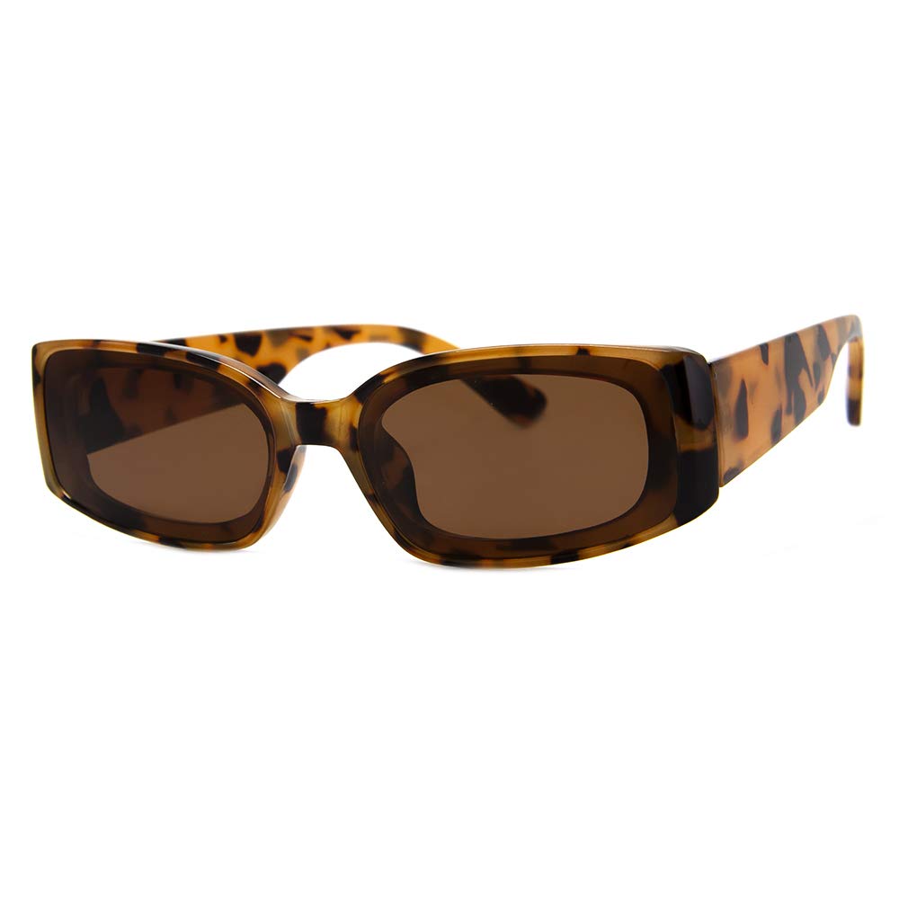 A.J. Morgan Broad Street Rectangular Sunglasses for Women & Men - UV Protection Polarized Fashion Shades - Perfect for Driving, Beach & Outdoor Activities