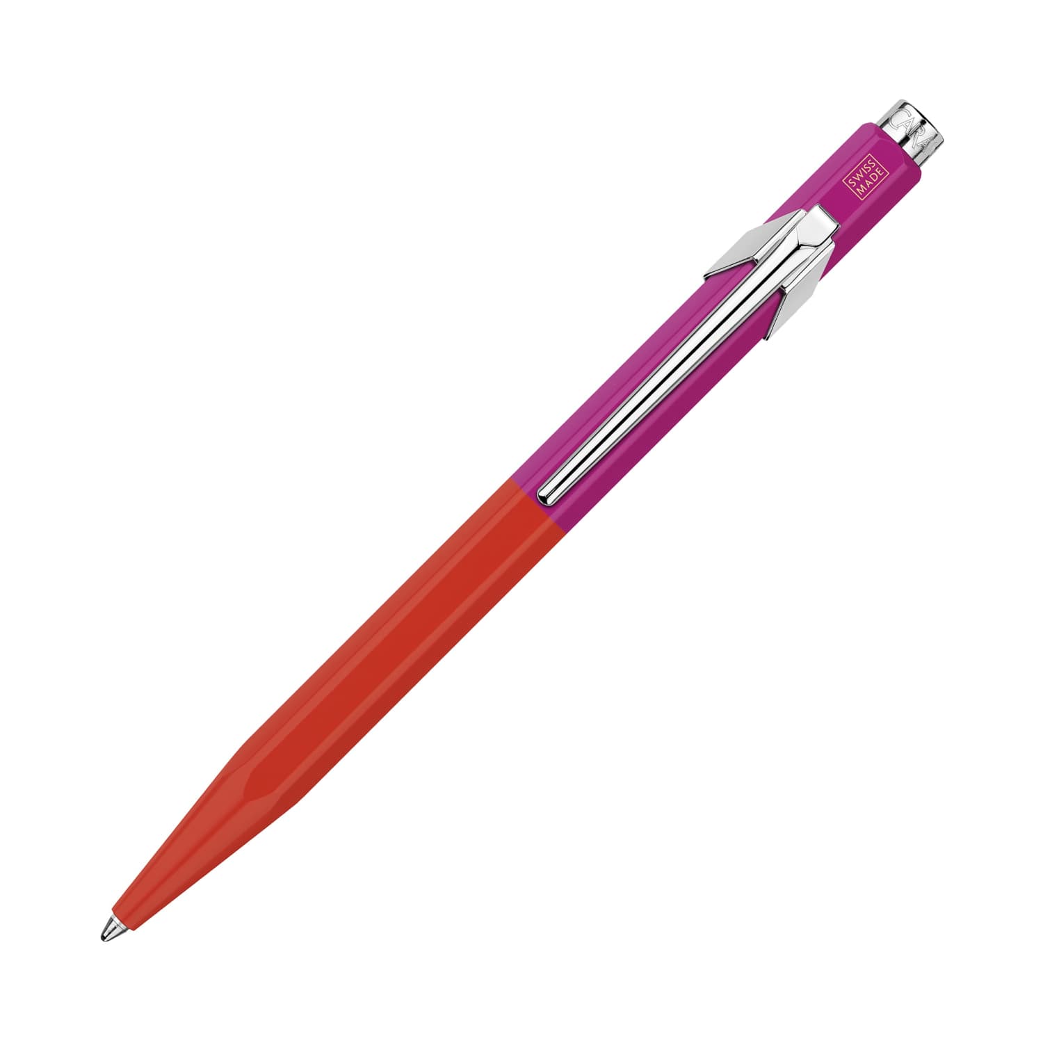 Caran d'Ache 849 Paul Smith Limited Edition Ballpoint Pen - Warm Red & Melrose Pink - Premium Swiss Writing Instrument for Office, Gifts & Collectors