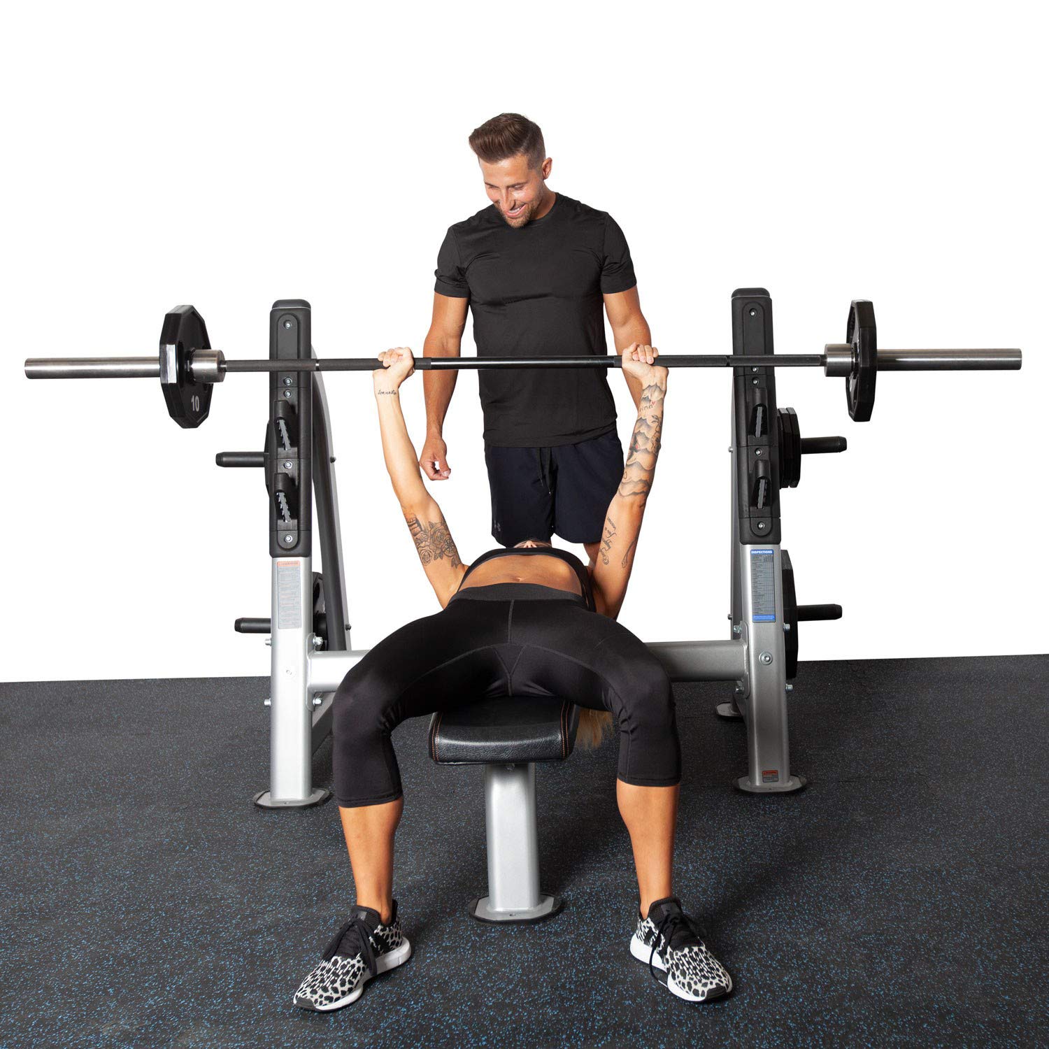 Fitness First Olympic Weight Bench - Adjustable Strength Training Equipment for Home Gym & Professional Workouts | Perfect for Powerlifting, Bodybuilding & CrossFit