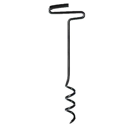 Ground Auger Bow Holder for Hunting - Heavy Duty Outdoor Bow Stand with Spiral Design for Archery Equipment Storage | Perfect for Hunting Trips, Backyard Practice & Field Use