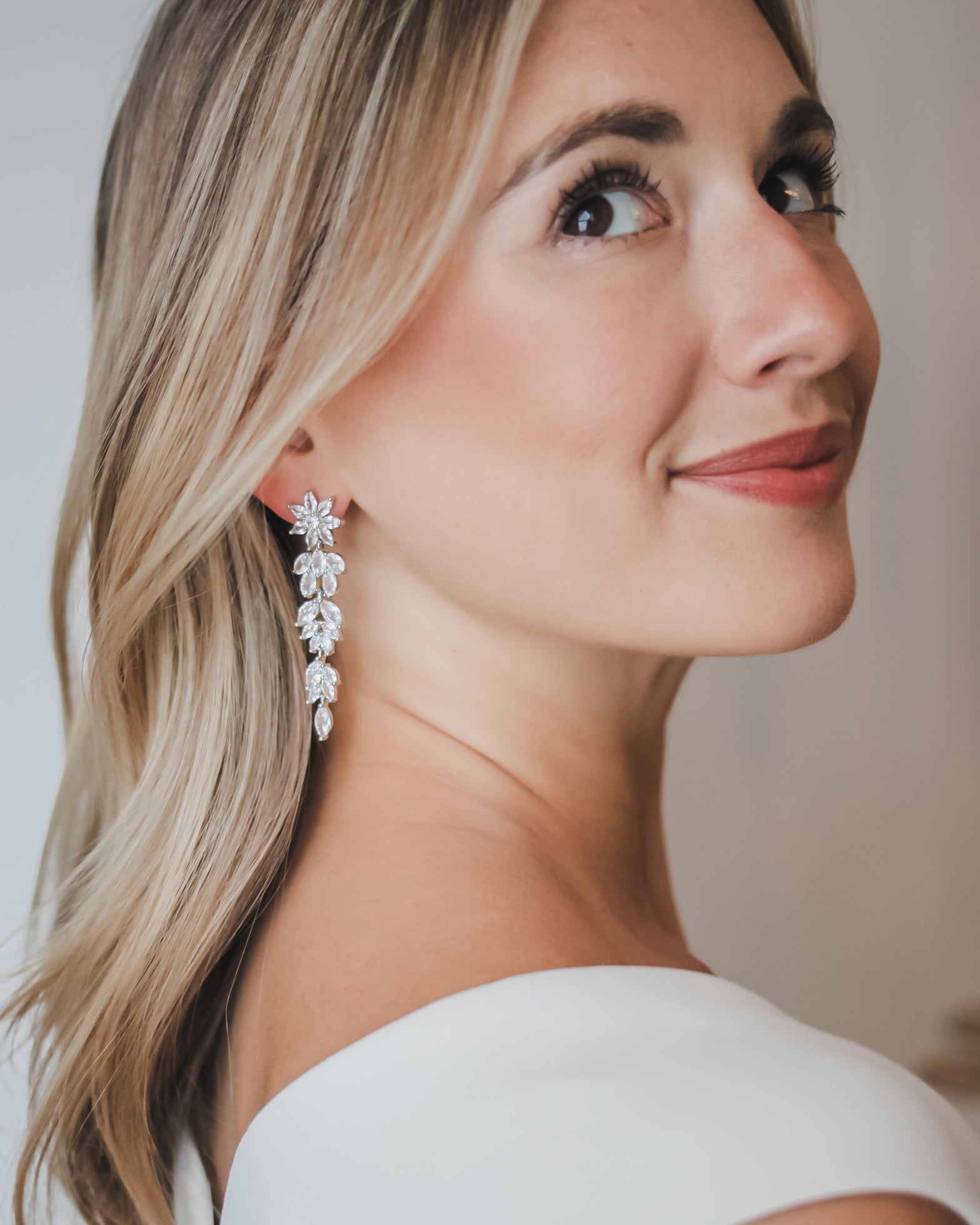 Charming Chantal CZ Stud Earrings - Sparkling Cubic Zirconia Jewelry for Women, Perfect for Parties, Weddings & Everyday Elegance