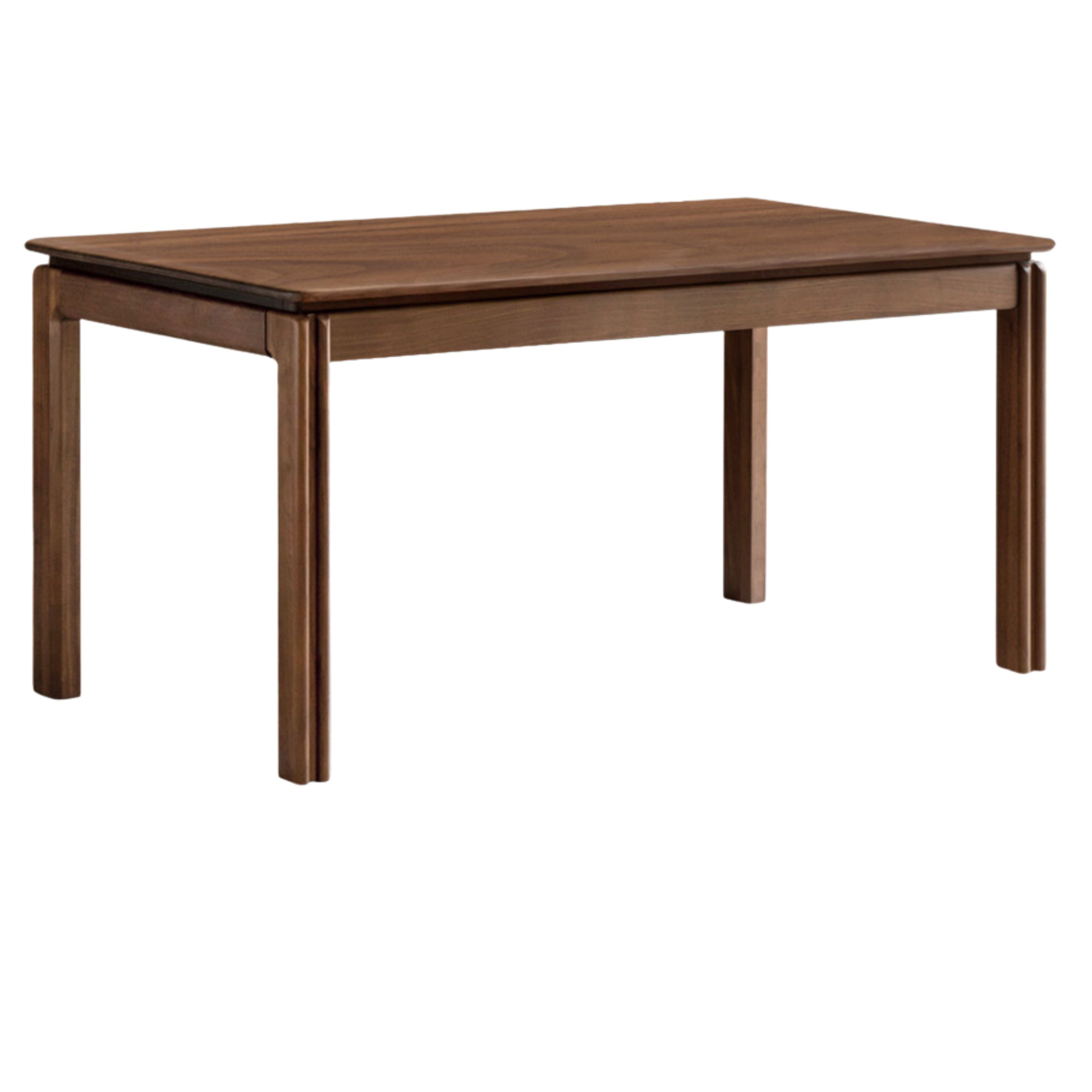 63x33.5x29.9 inch /160x85x76 сm / Walnut color/dining table