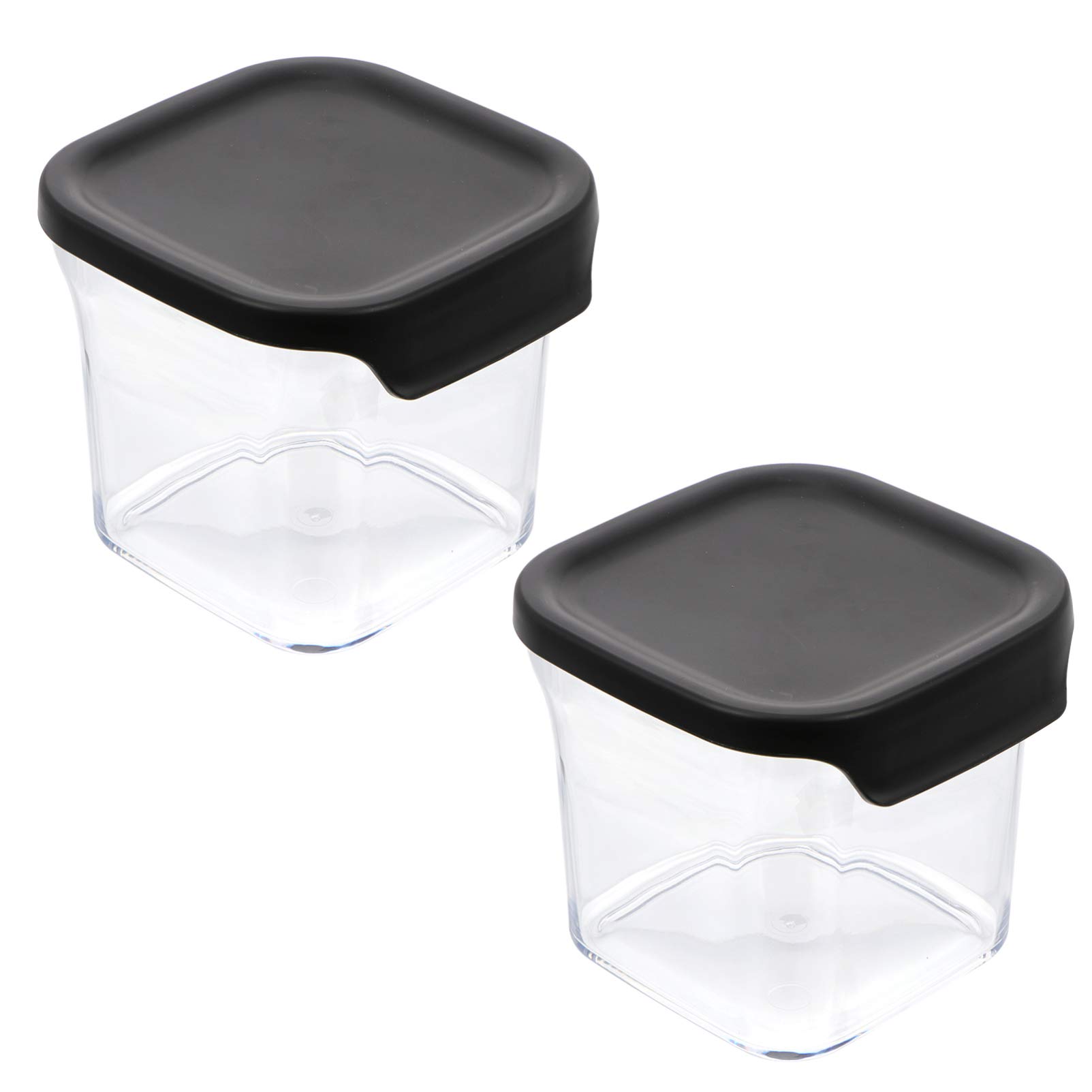 2-Pack Airtight Food Storage Containers with Lids - BPA-Free Kitchen & Pantry Organization Jars for Dry Food, Spices, Coffee, Tea - Ideal for Home, Office & Meal Prep