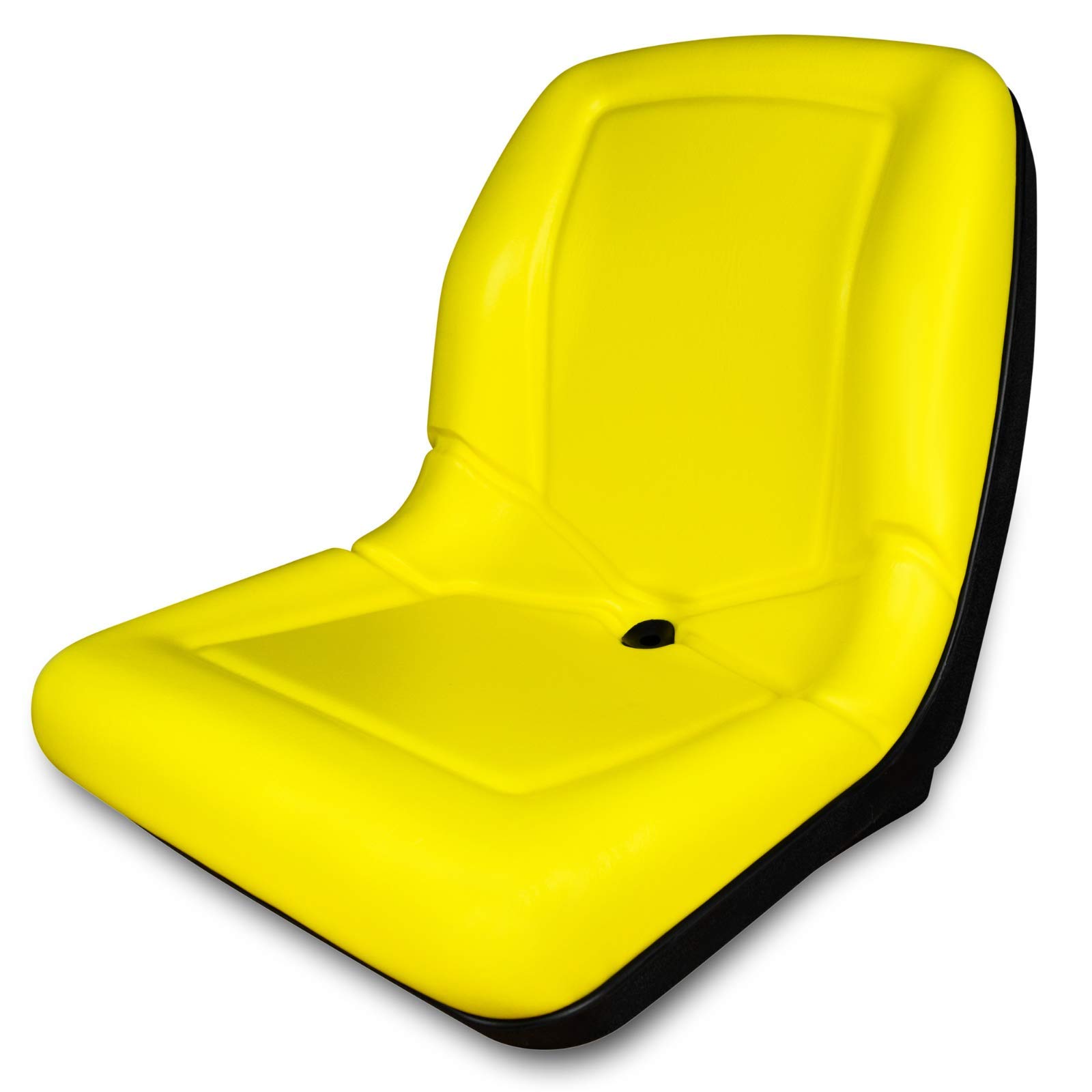 TRAC SEATS Yellow High Back Tractor Seat for John Deere 1023E 3025E 3032E 3038E 3203 Compact Tractors - Replacement Seat LVA14488 - Perfect for Farming, Landscaping & Outdoor Work