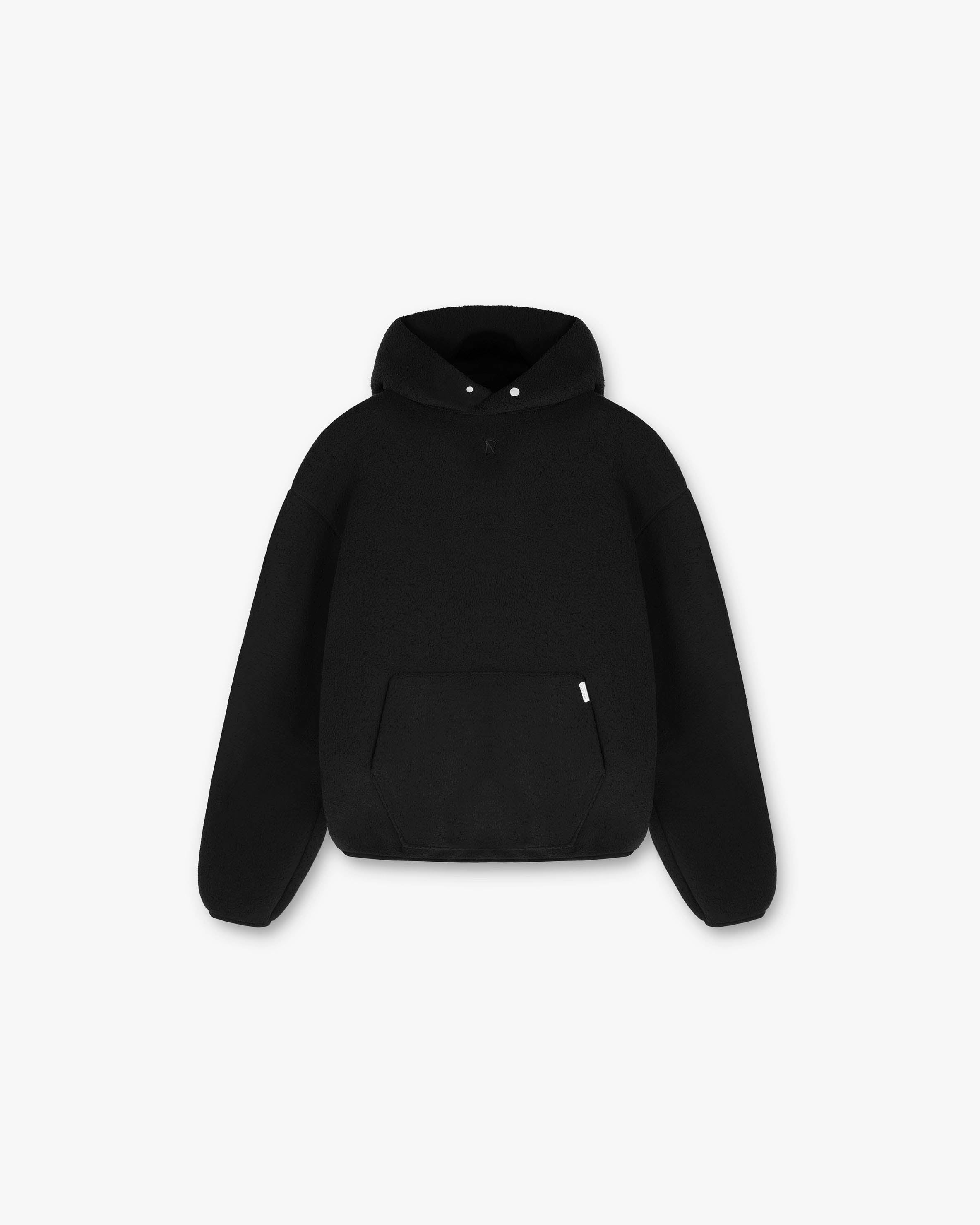 Cozy Fleece Oversized Hoodie for Women & Men - Soft & Warm Black Pullover Sweatshirt | Perfect for Casual Wear, Lounging & Winter Outfits