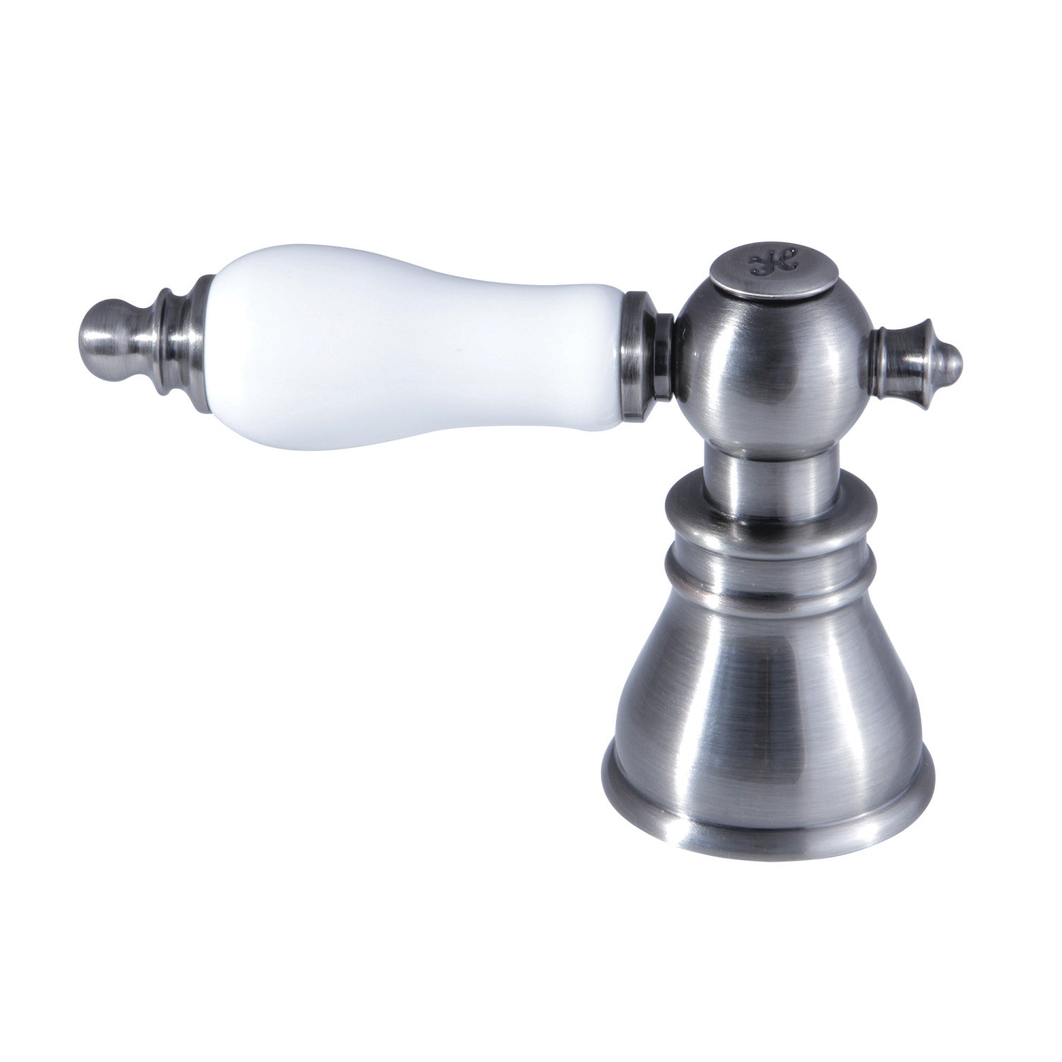 American Patriot FSCH1974APLH Black Stainless Steel Porcelain Lever Handle Faucet for Hot Water - Perfect for Kitchen Sink, Bathroom Vanity, and Commercial Use