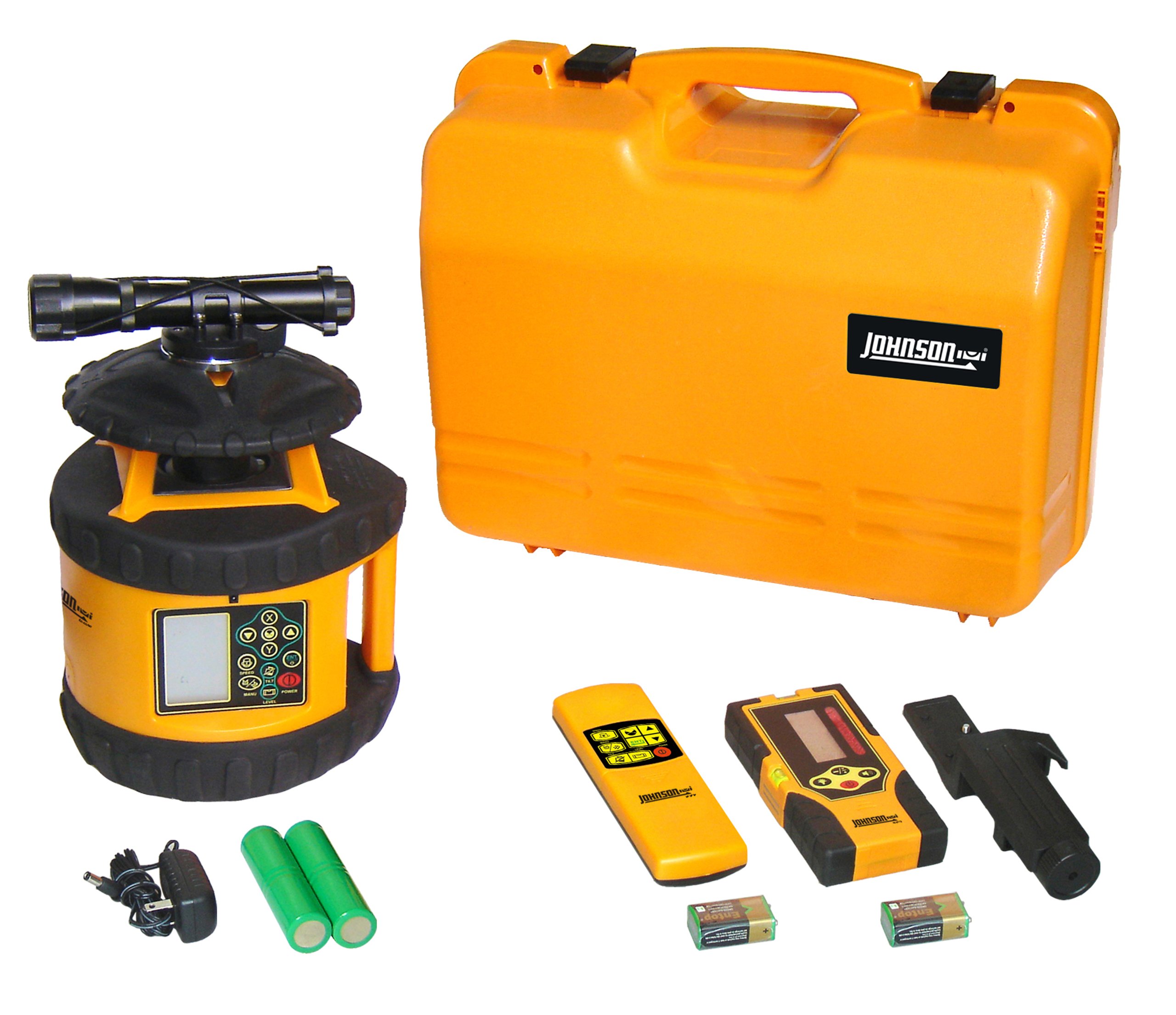 Johnson Level & Tool 40-6580 Self-Leveling Dual Grade Laser - Green Beam Cross Line Level for Construction, Remodeling, and DIY Projects - Perfect for Wall Alignment, Tile Installation, and Picture Hanging