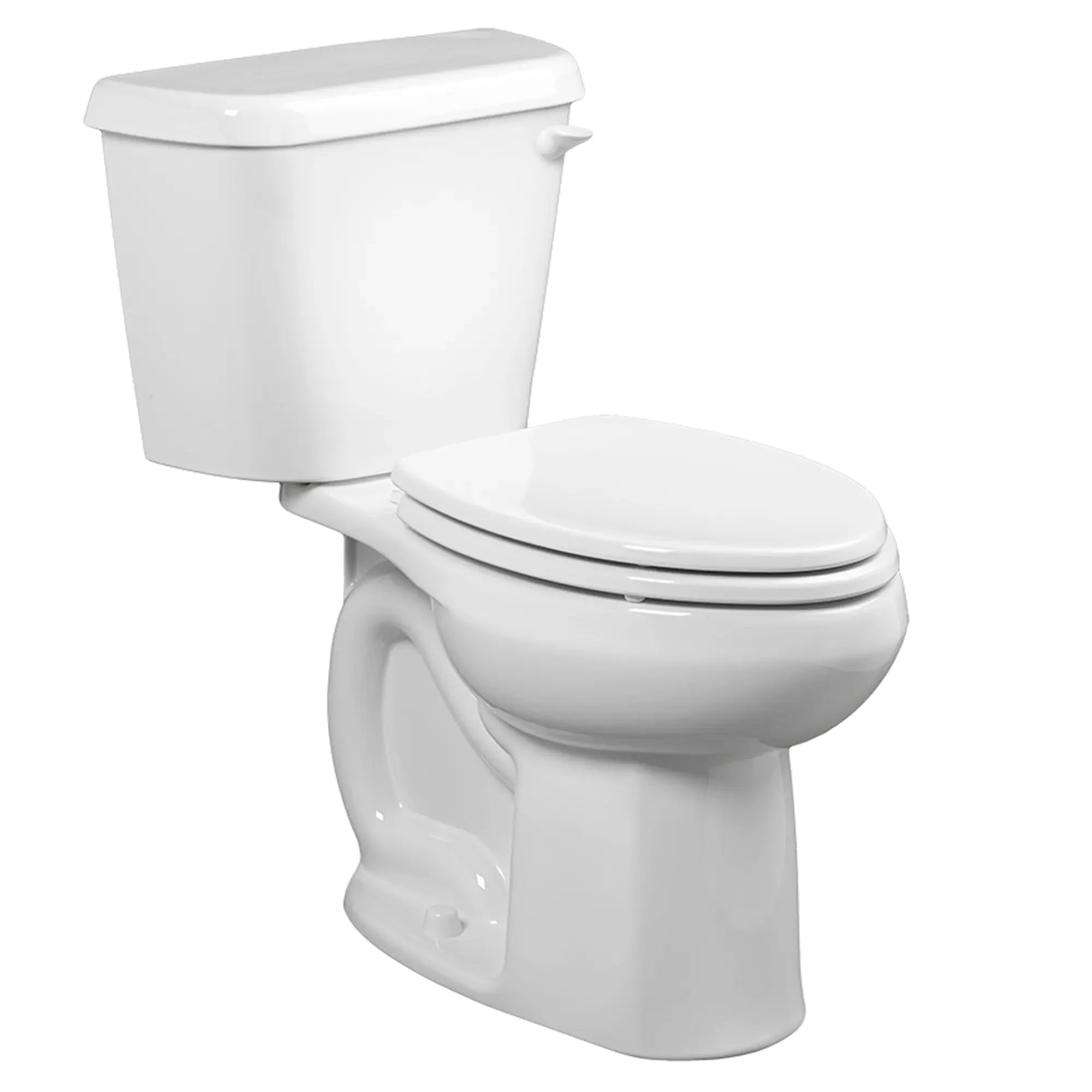Colony® Two-Piece 1.6 GPF/6.0 LPF Elongated Right-Hand Trip Lever Toilet - Chair Height, Seat Not Included | Perfect for Modern Bathrooms, Small Spaces & Water Conservation