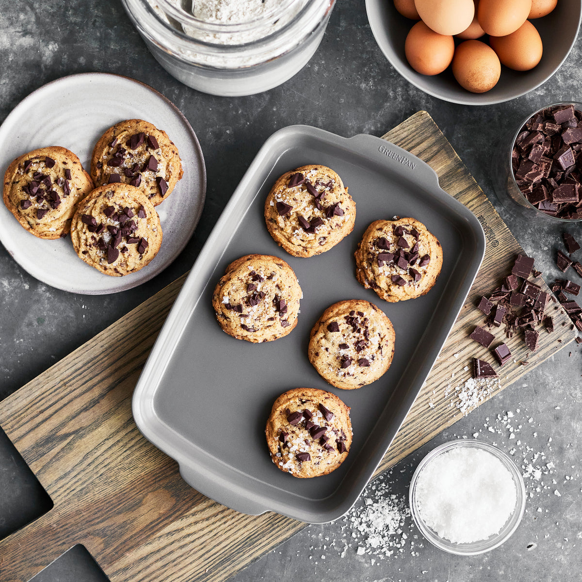 Premiere Nonstick Ceramic Baking Dish Set - 4 Piece Ovenware for Casseroles, Lasagna & Desserts | Durable & Easy Clean | Perfect for Family Dinners & Holiday Baking