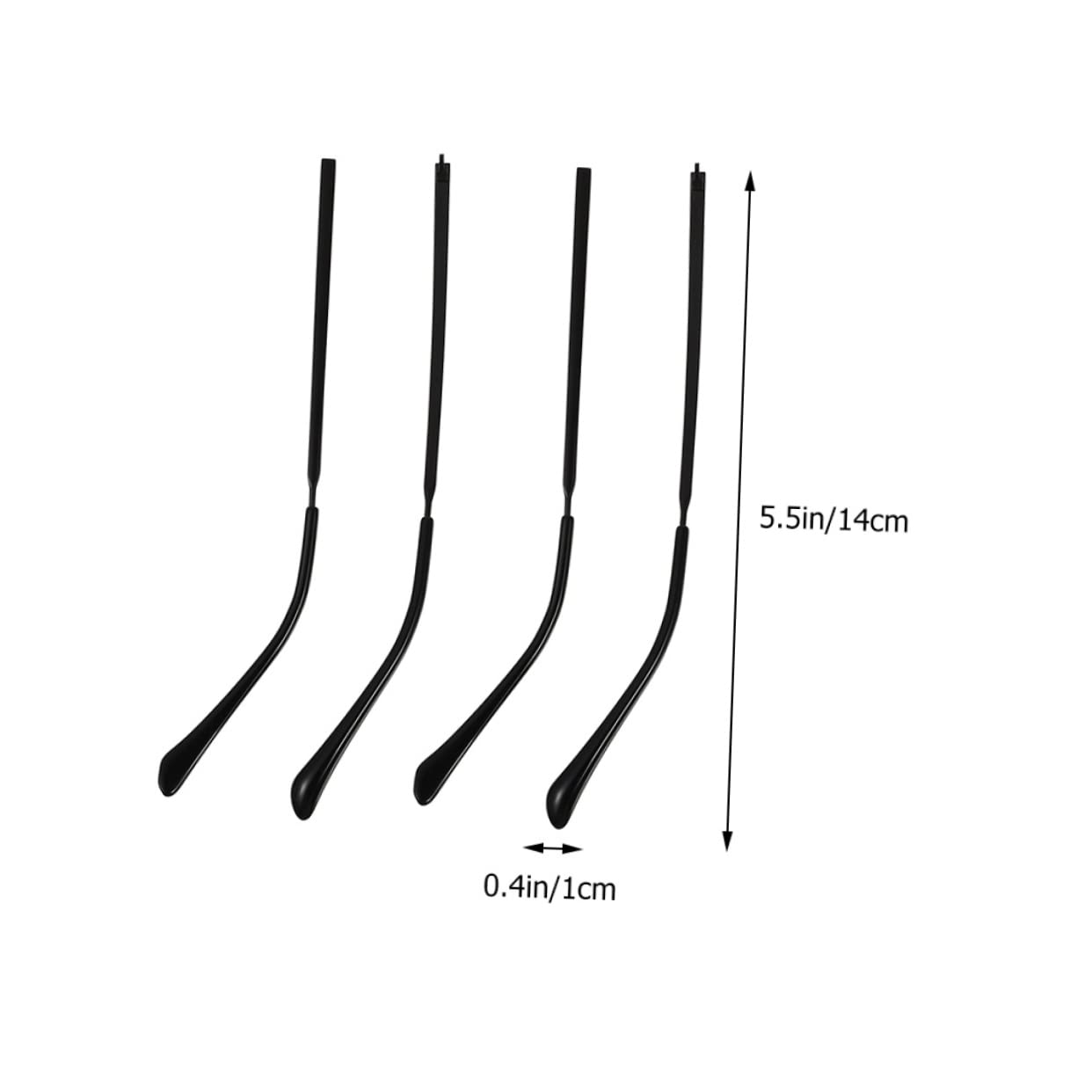 HAPINARY 2 Pairs Universal Glasses Replacement Temple Arms - Metal Sunglasses Repair Kit for Men & Women - Perfect for Broken Glasses Repair and DIY Eyewear Maintenance