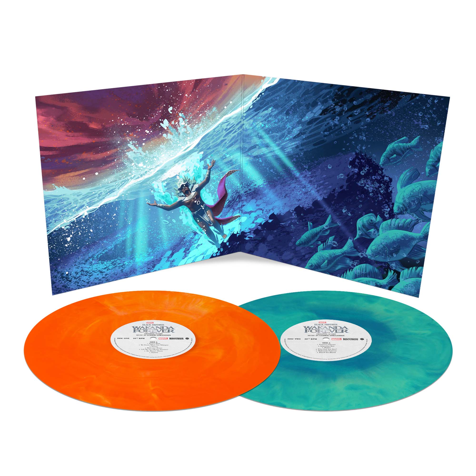 Marvel's Black Panther: Wakanda Forever Original Soundtrack 2XLP Vinyl Record - Perfect for Movie Fans, Collectors & Home Theater Enthusiasts