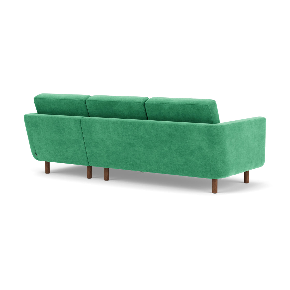 Conrad Fabric Right Chaise Sofa - Modern Sectional Couch for Living Room, Lounge & Home Theater - Comfortable Upholstered Furniture with Chaise Lounge
