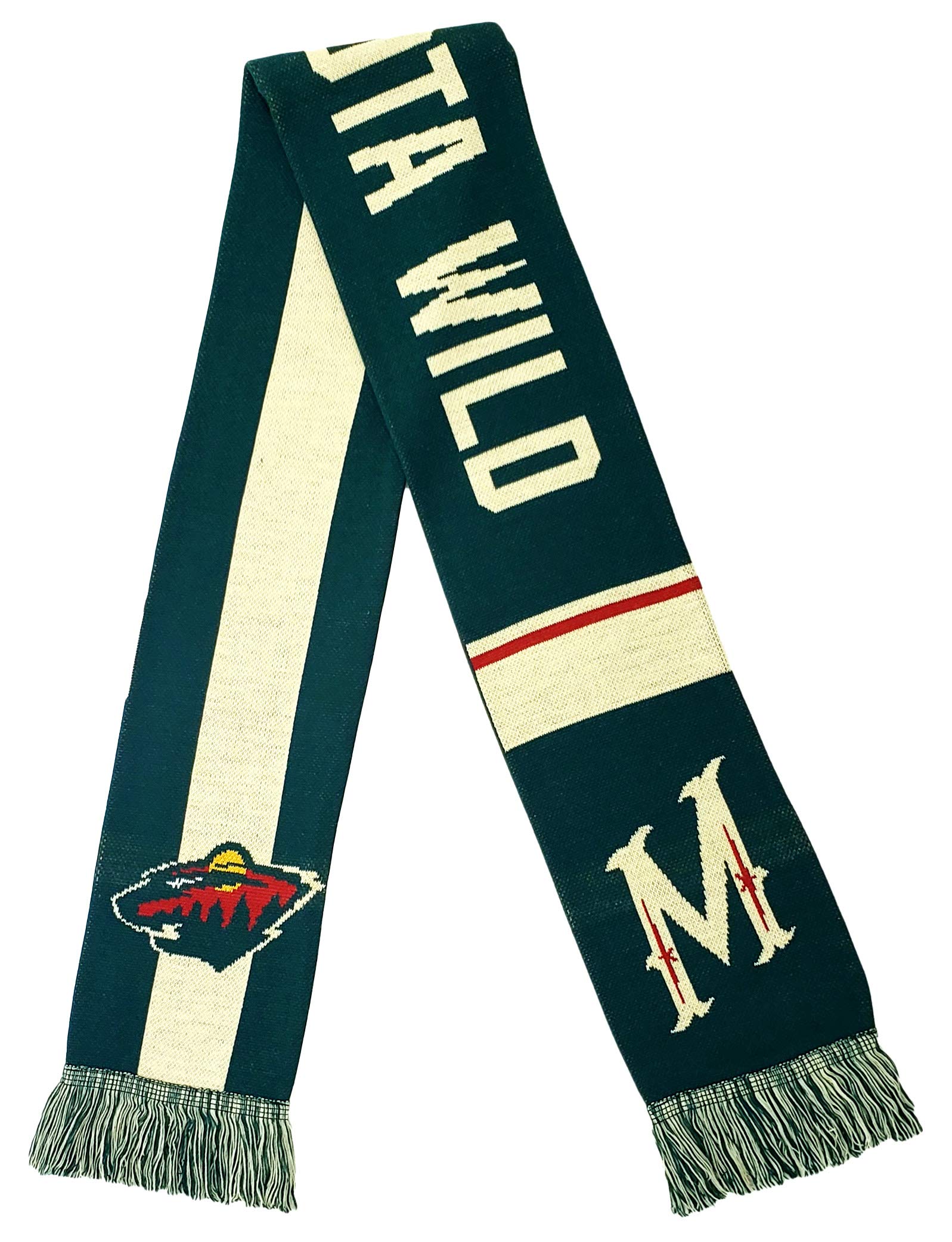 RUFFNECK NHL Home Jersey Scarf - Officially Licensed Team Logo - Warm Winter Knit Scarf for Men & Women - Perfect for Hockey Games, Tailgating & Cold Weather Fan Gear