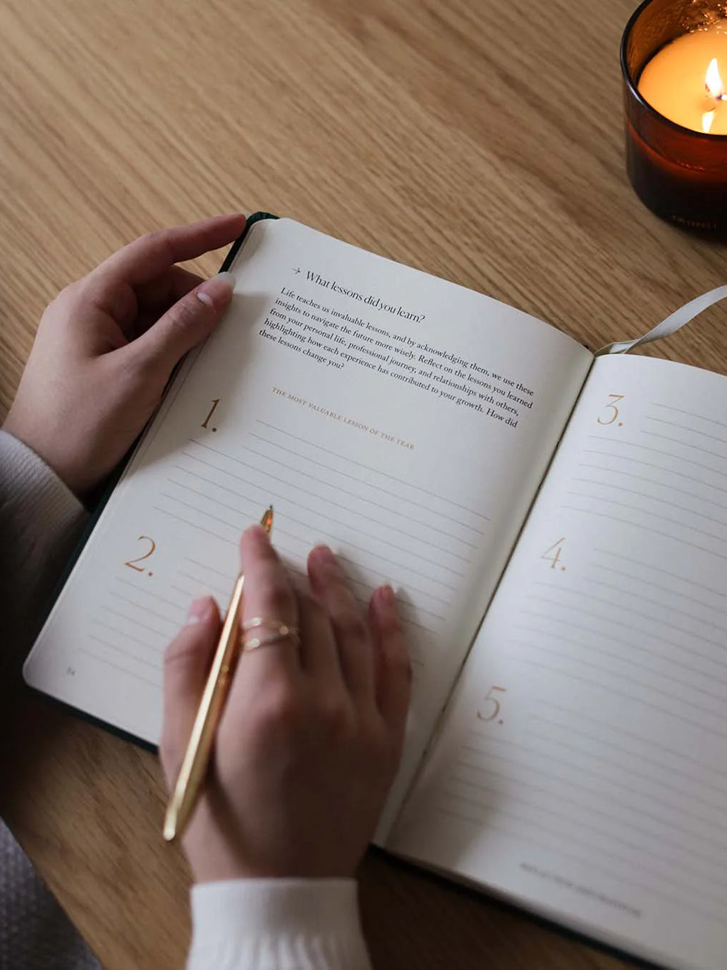 The Best Year Journal by Intelligent Change – Premium Linen Notebook for Goal Setting, Gratitude & Self-Improvement | Perfect for Daily Reflection, New Year Resolutions & Personal Growth