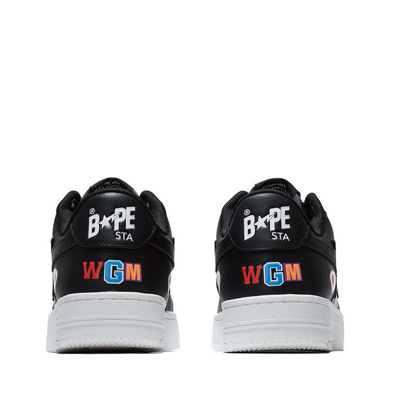 BAPE Shark Bape Sta M2 Sneakers - Black | Streetwear Fashion for Men & Women | Perfect for Casual Wear & Urban Style