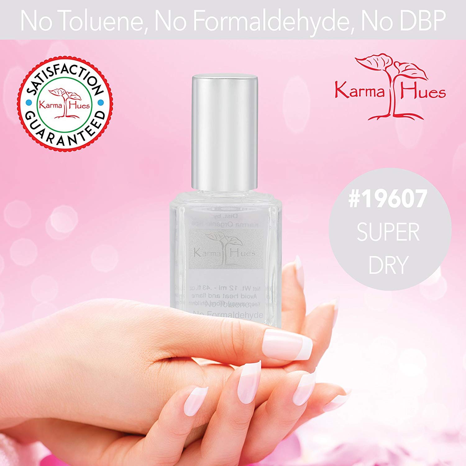 Organic Quick-Dry Nail Polish Top Coat - Fast Drying Formula for All Nail Polishes | Perfect for Salon, Home Manicures & On-The-Go Touch Ups