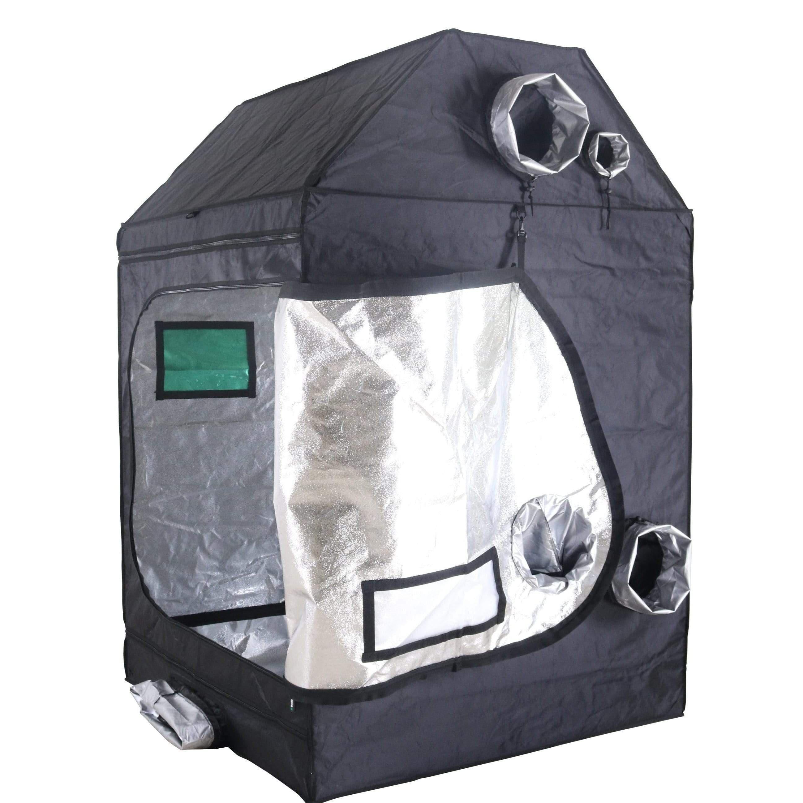 Bud Box Pro ROOF Tent Silver - 120 x 120 x 180cm Waterproof Car Roof Top Tent for Camping, Overlanding & Outdoor Adventures