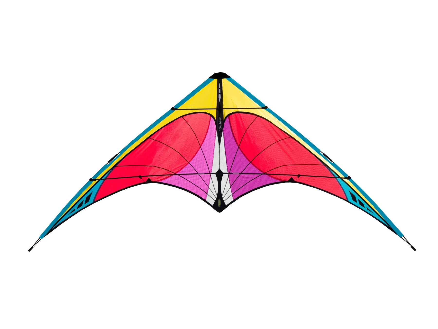 Prism Nexus 2.0 Dual Line Stunt Kite - Professional Sport Kite for Adults & Kids - Colorful Skycandy Design - Perfect for Beach, Park & Outdoor Wind Sports