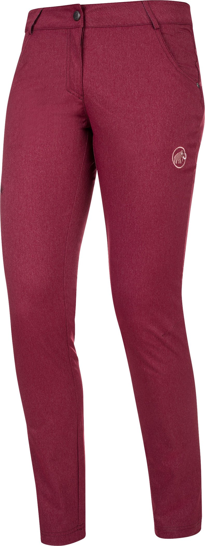 Massone Women's Merlot Melange Pants - Size US 16 | Comfortable Stretch Trousers for Work, Travel & Casual Wear