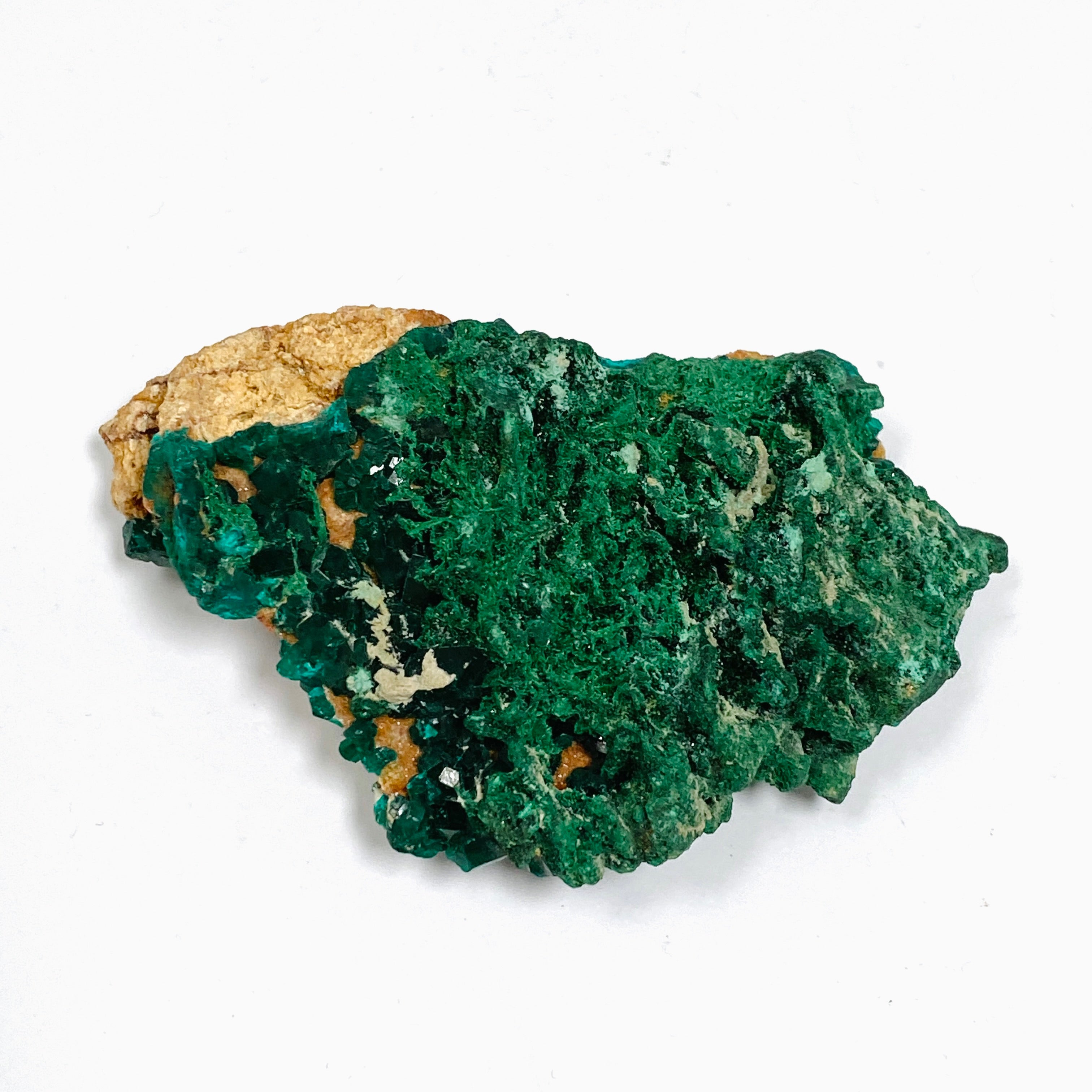 Natural Dioptase and Malachite Crystal Specimen from Congo - CR3745 | Mineral Collection, Healing Crystals, Geology Display, Home Decor