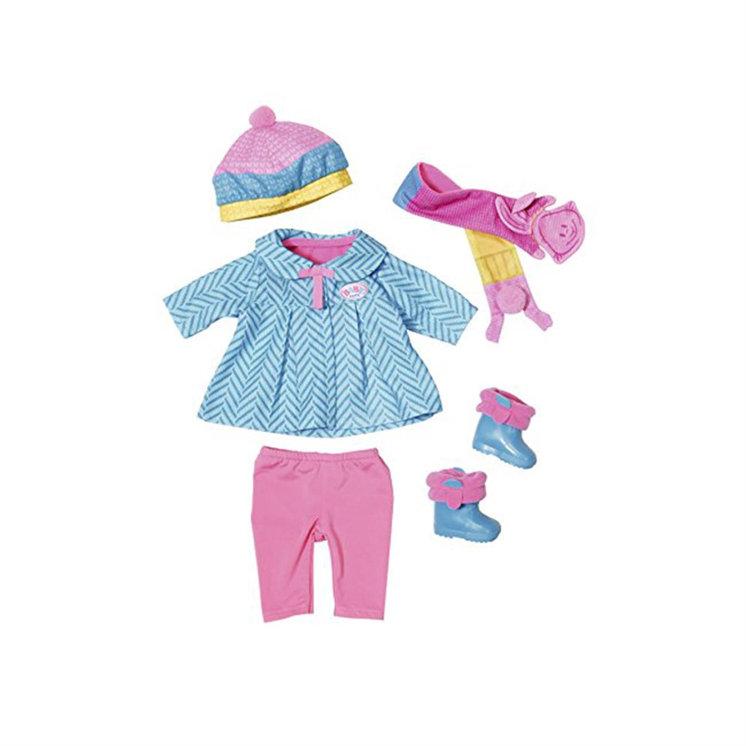 Baby Born Deluxe Cold Weather Outdoor Set - Winter Clothes for Baby Dolls - Perfect for Playtime, Dress-Up & Imaginative Role-Playing Games