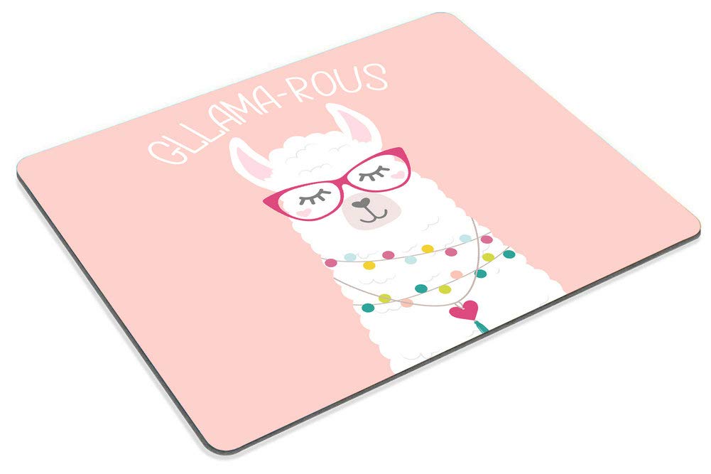 Premium Motivational Mouse Pad with Cute Alpaca & Llama Design - Non-Slip Gaming Mouse Mat for Office, Home & PC Setup - Perfect for Work, Study & Gaming