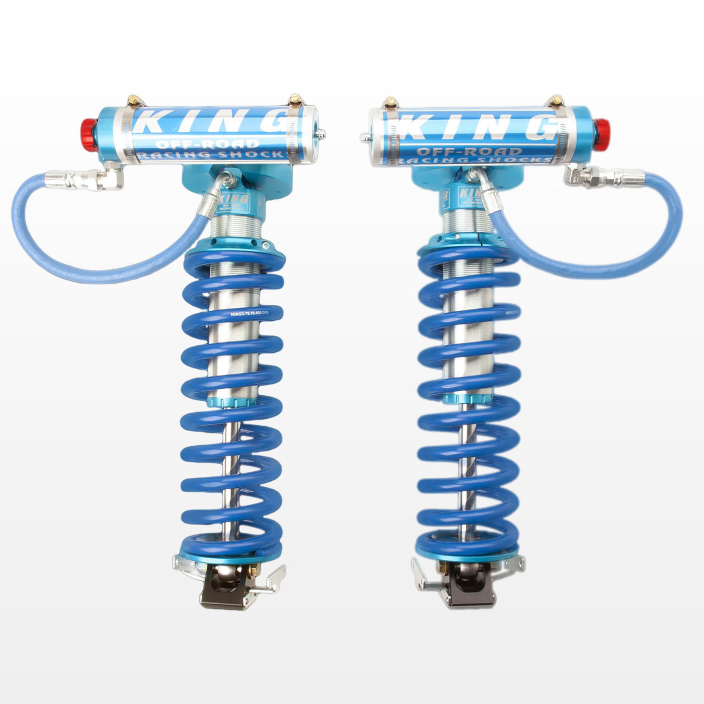 2005-2023 Ford F250 F350 King 2.5 Performance Series Rear Remote Front Coilover Conversion Kit - Off-Road Suspension Upgrade for Heavy Duty Trucks - Perfect for Rock Crawling, Overlanding & Towing