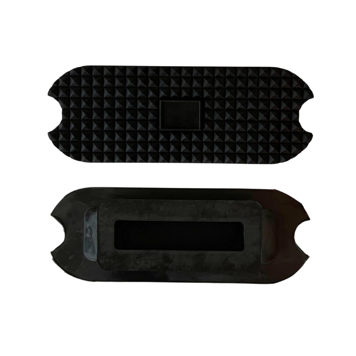 AJ Tack Stirrup Iron Rubber Pads - Black Non-Slip Equestrian Stirrup Pads for Horse Riding Comfort & Safety - Perfect for English & Western Saddles, Trail Riding & Dressage