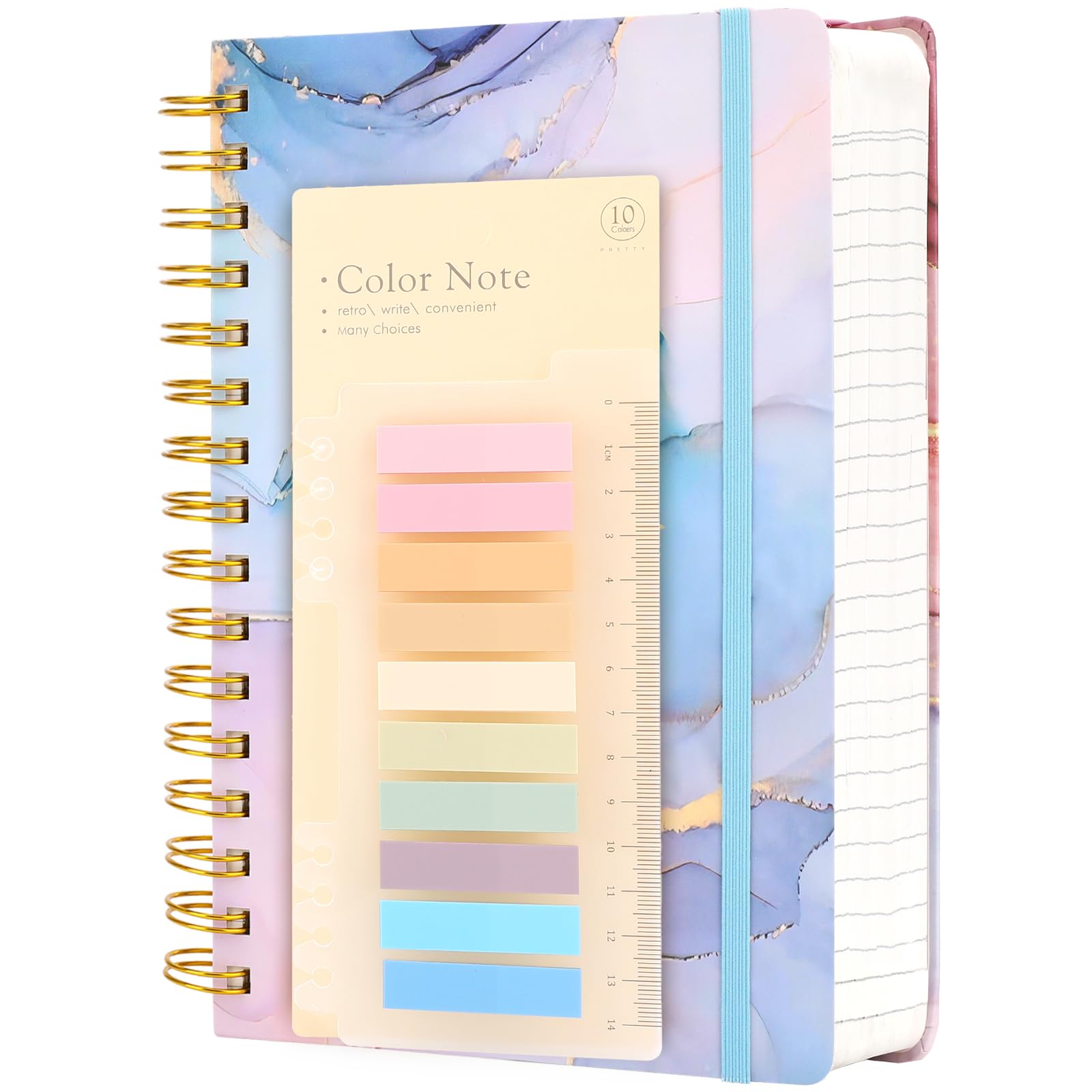 Premium Hardcover Spiral Notebook - 6