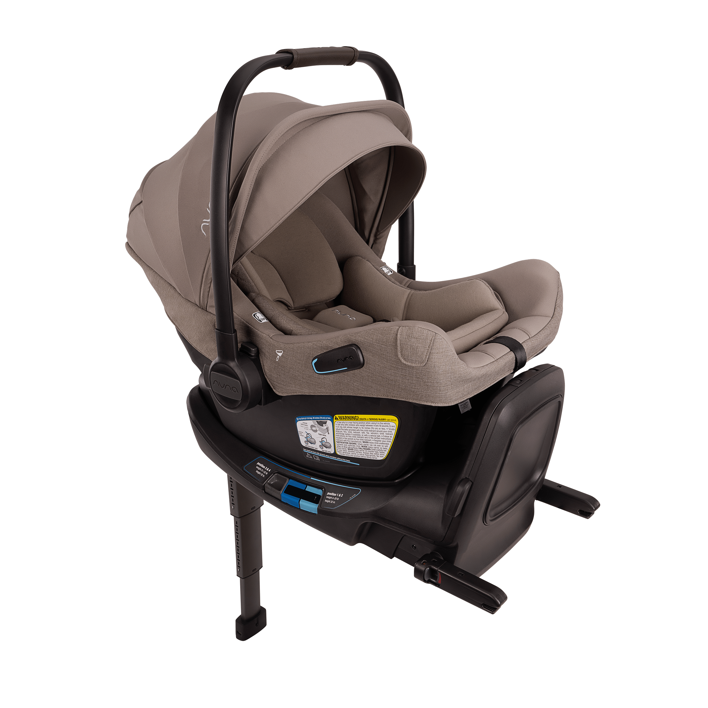 Nuna PIPA RX Infant Car Seat with RELX Base - Lightweight, Safe & Easy to Install Baby Car Seat for Newborns - Perfect for Travel, Daily Commutes & Family Road Trips