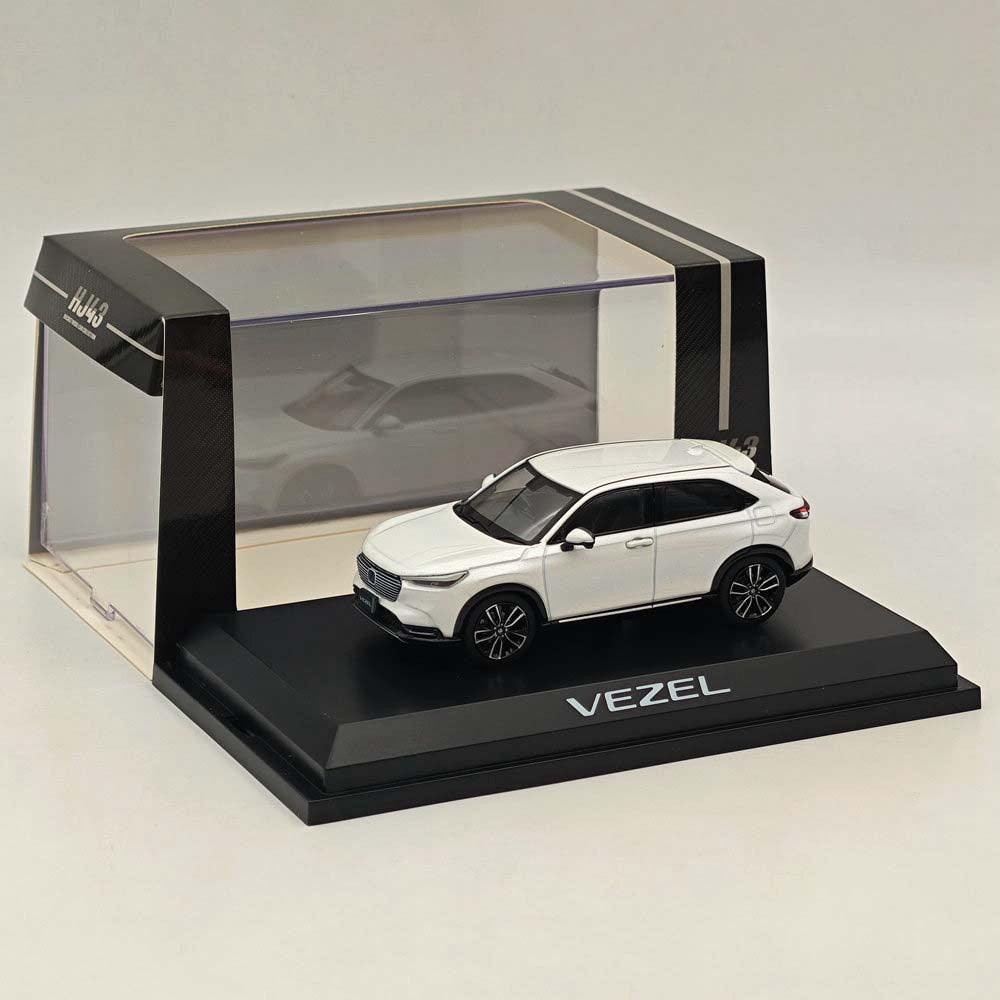 1/43 Honda VEZEL Diecast Model Car - Premium Sunlight White Pearl - Limited Edition Collectible | Perfect for Car Enthusiasts, Model Collectors & Home/Office Display