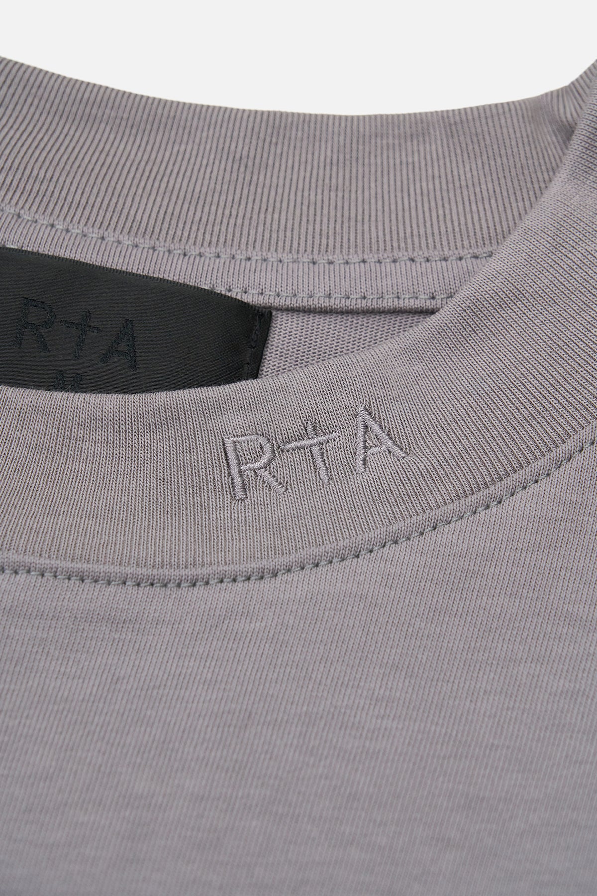 RICO Mock Neck Short Sleeve T-Shirt for Men | Stone Collar Logo Design | Casual Wear & Street Style Outfits